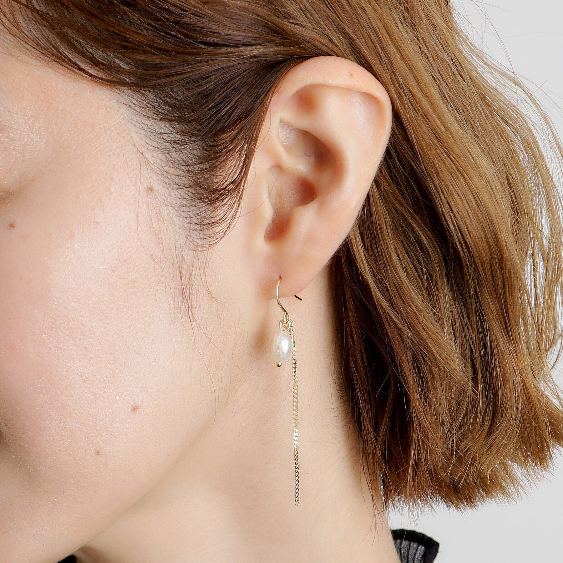 grove「淡水パールフックピアス」|ピアス|