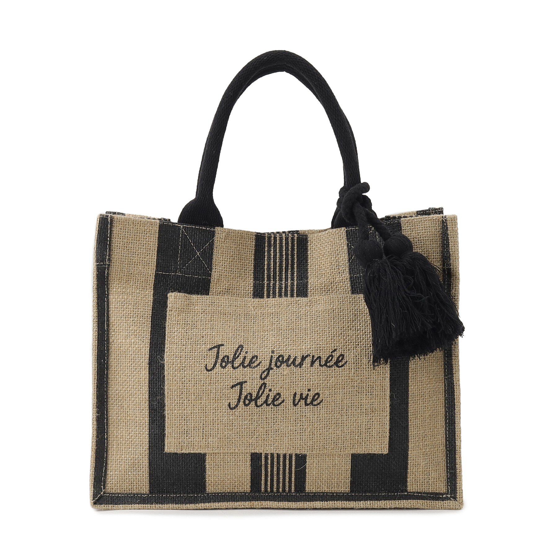 grove「アソートジュートタッセルトート」|トートバッグ|