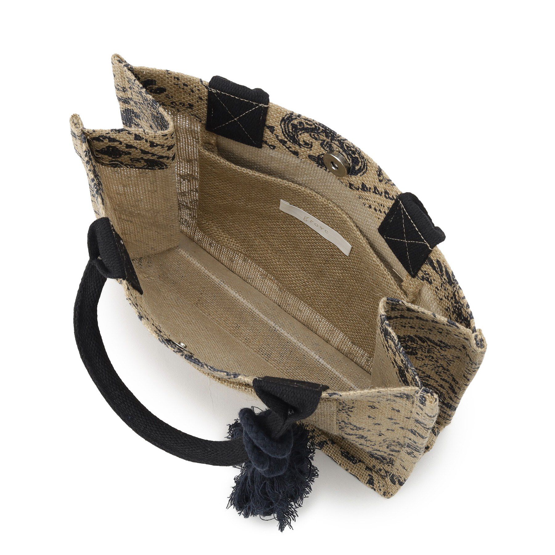 grove「アソートジュートタッセルトート」|トートバッグ|