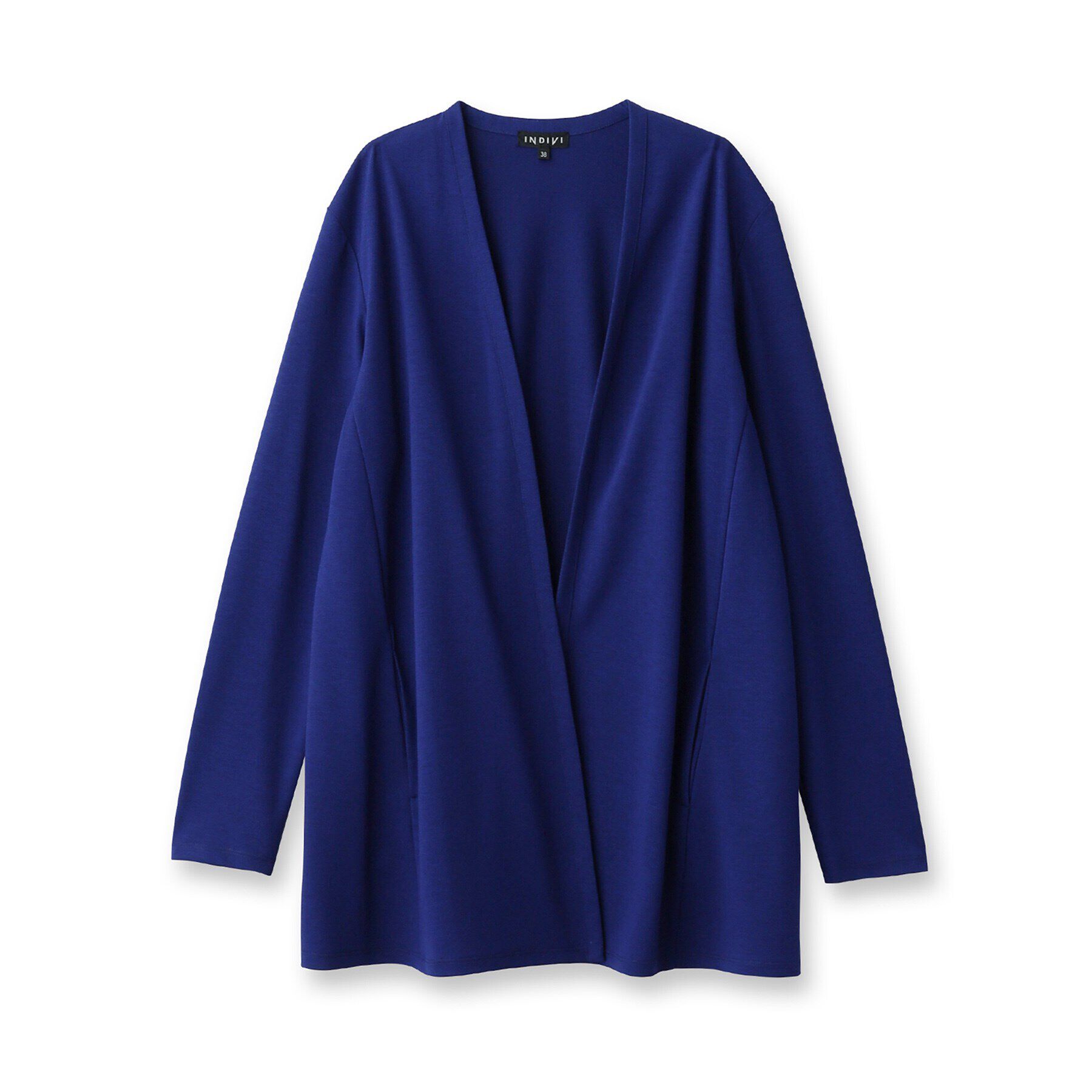 INDIVI「【洗える／UVケア／接触冷感】ドライタッチ着流しジャージカーディガン」|カーディガン|