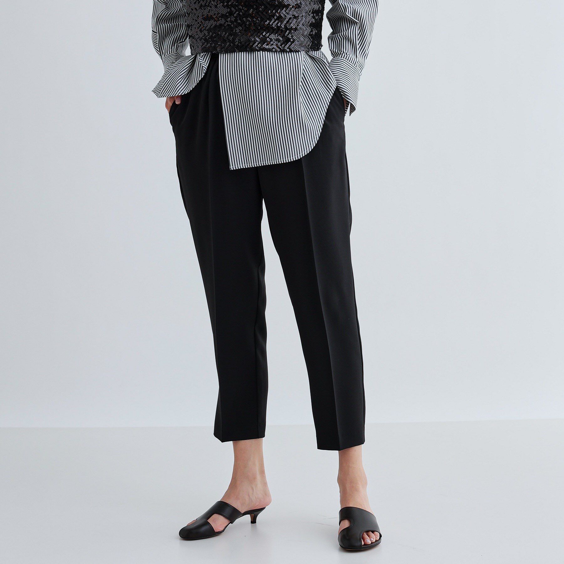 GALLEST「【接触冷感／セットアップ対応】イージーテーパードパンツ【通勤・セレモニー】」|その他|