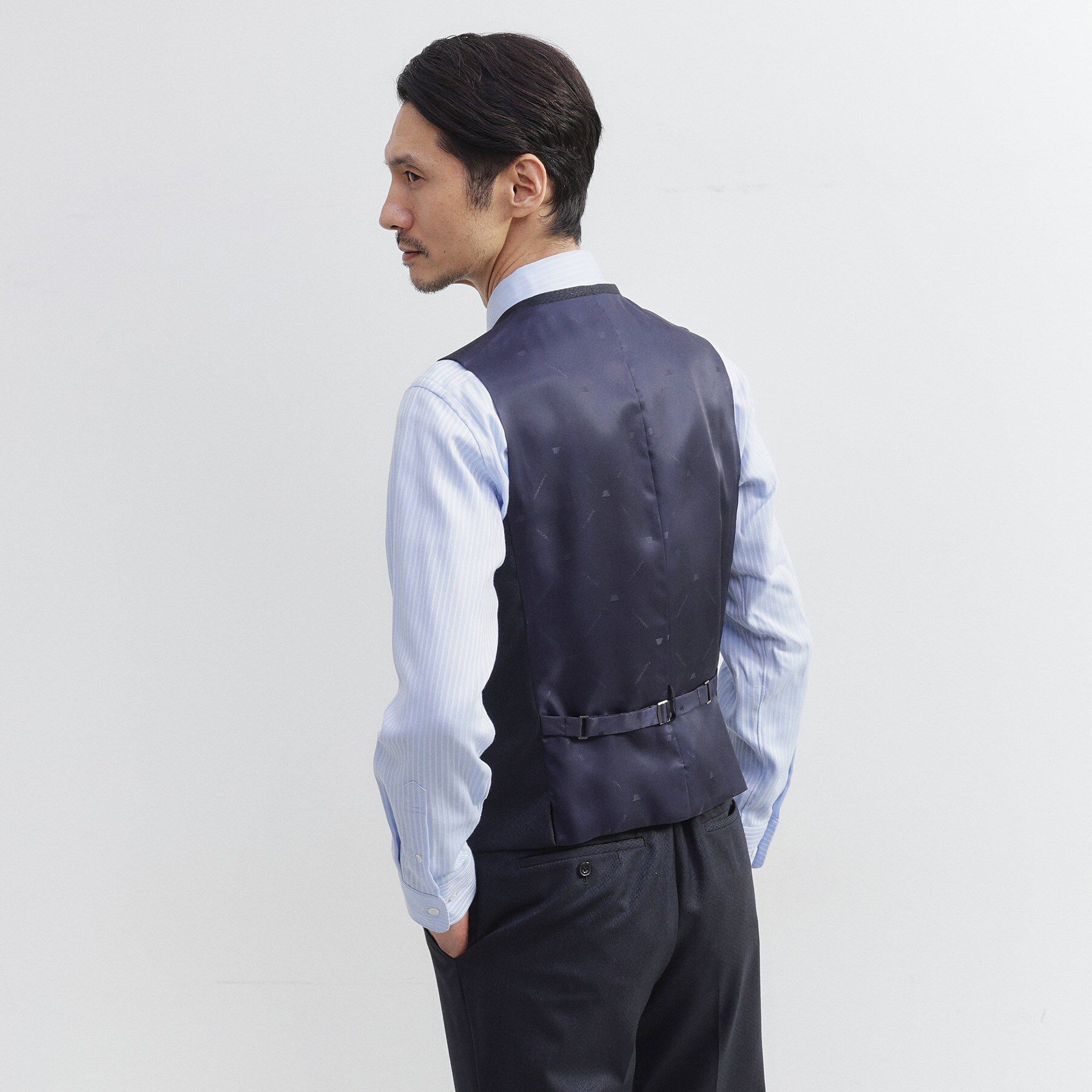 TAKEO KIKUCHI「【Made in JAPAN】矢絣（やがすり）ベスト／ スリーピース対応」|スーツ|