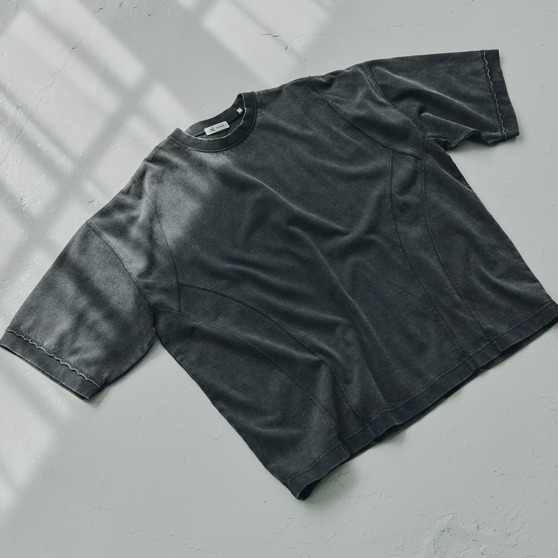 tk.TAKEO KIKUCHI「ヴィンテージクロップドTシャツ/ヴィンテージライク/半袖Tシャツ」|Tシャツ・カットソー|