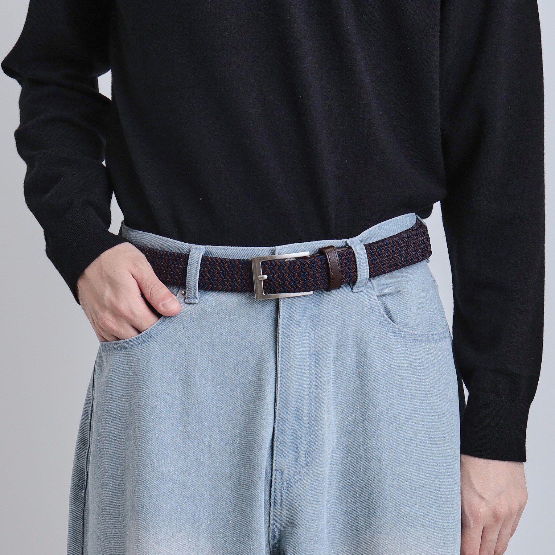 tk.TAKEO KIKUCHI「ゴムメッシュベルト」|ベルト|