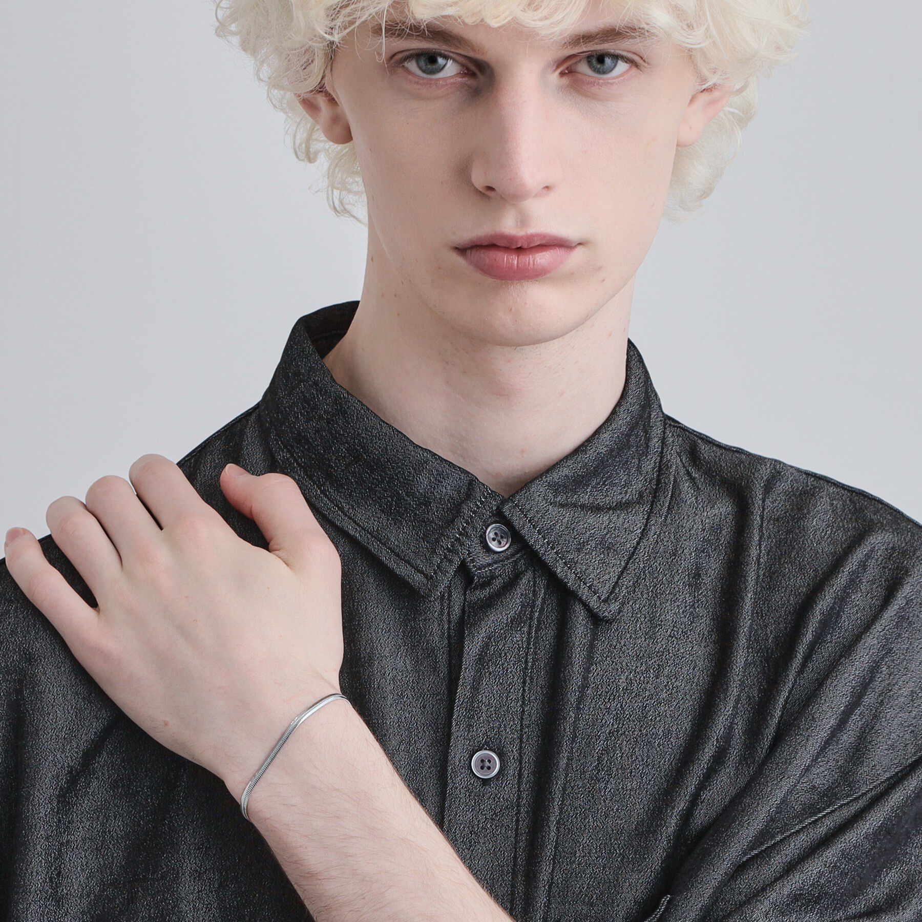 tk.TAKEO KIKUCHI「ステンレスナロースネークブレスレット」|ブレスレット・バングル|