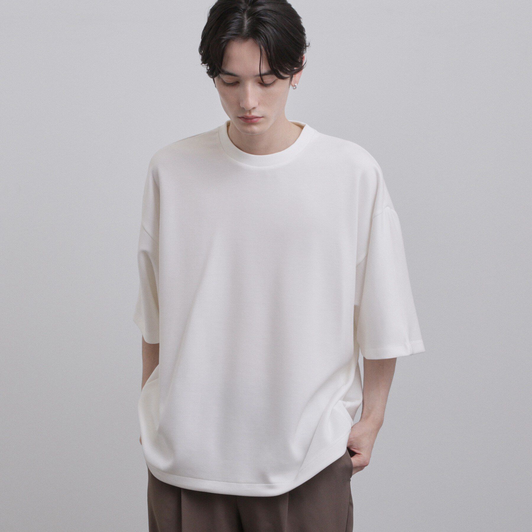 tk.TAKEO KIKUCHI「マシュマロドルマンカットソー」|Tシャツ・カットソー|ホワイト(001)