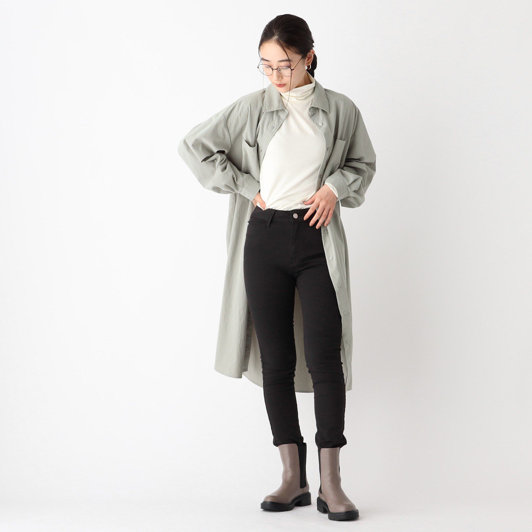 OPAQUE.CLIP「ストレッチスキニーパンツ」|その他|