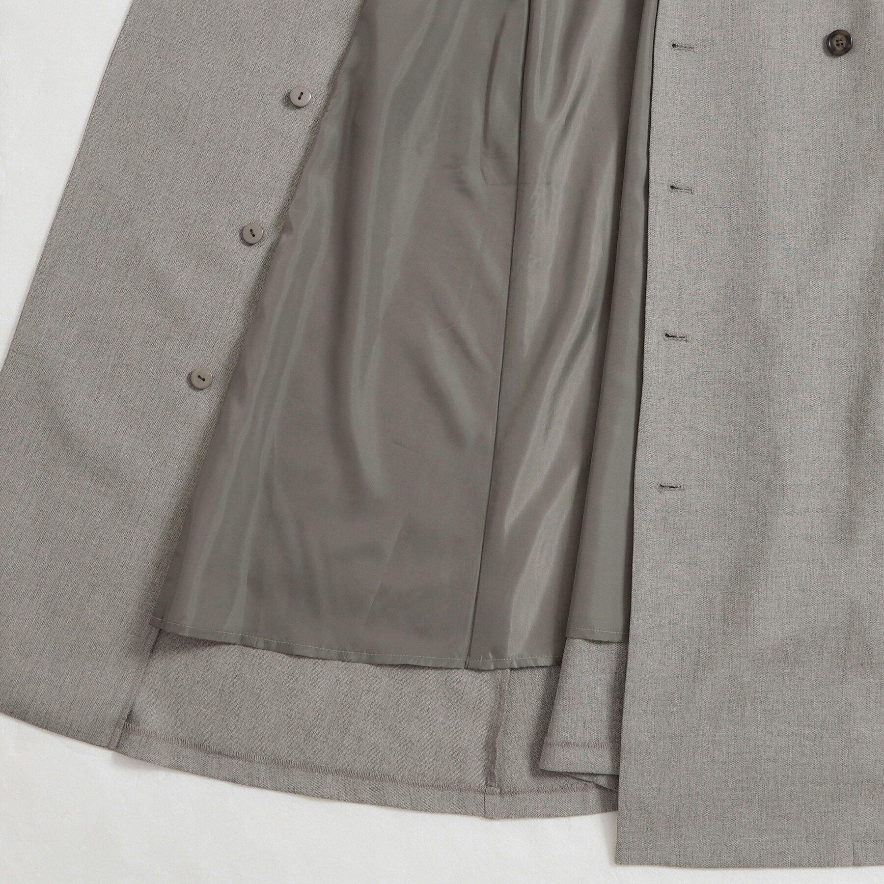 Couture broach「【通勤】リネンライク ジレにもなるジャンスカ」|ワンピース|