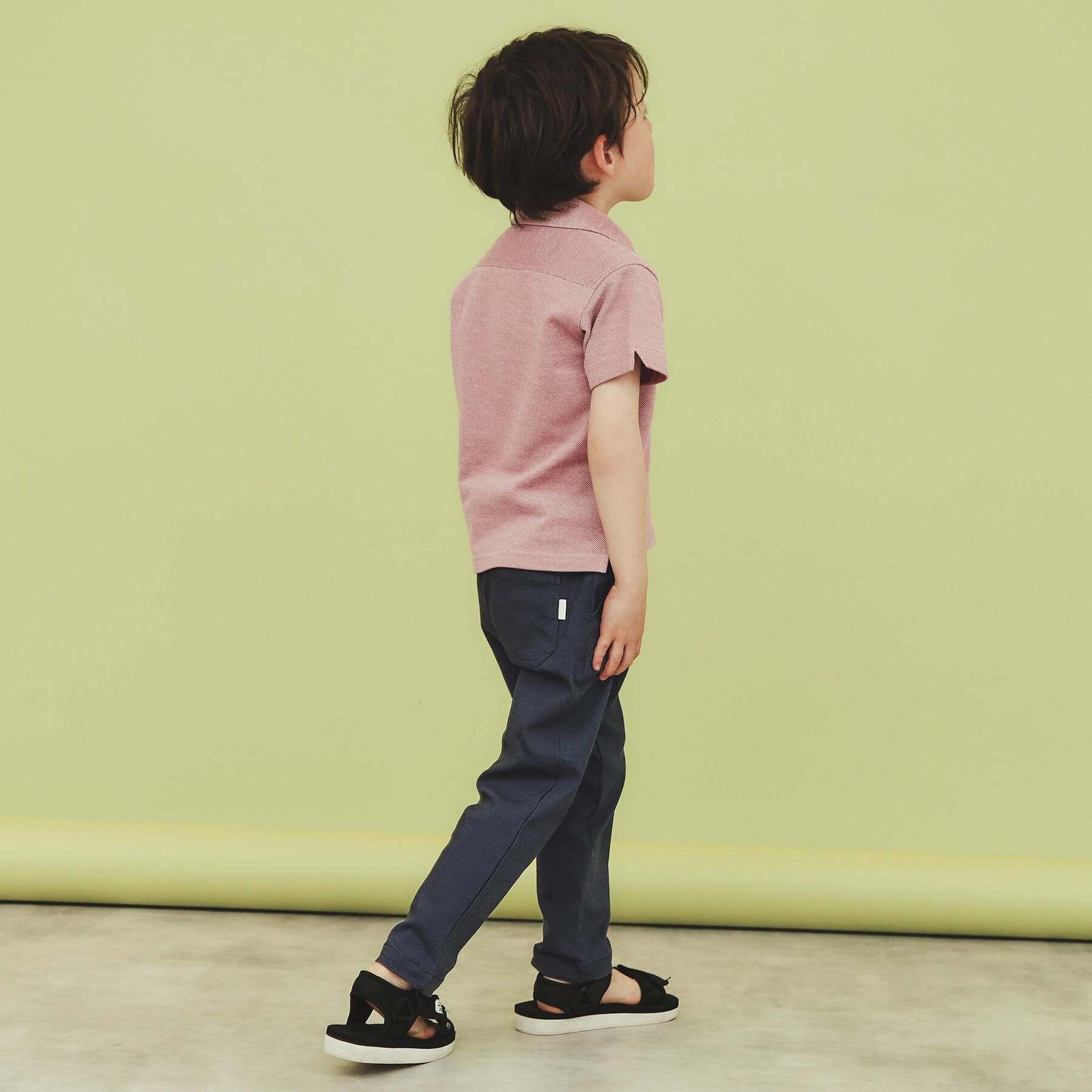 THE SHOP TK「【100-160】のびーるストレートパンツ/洗濯機OK」|その他|