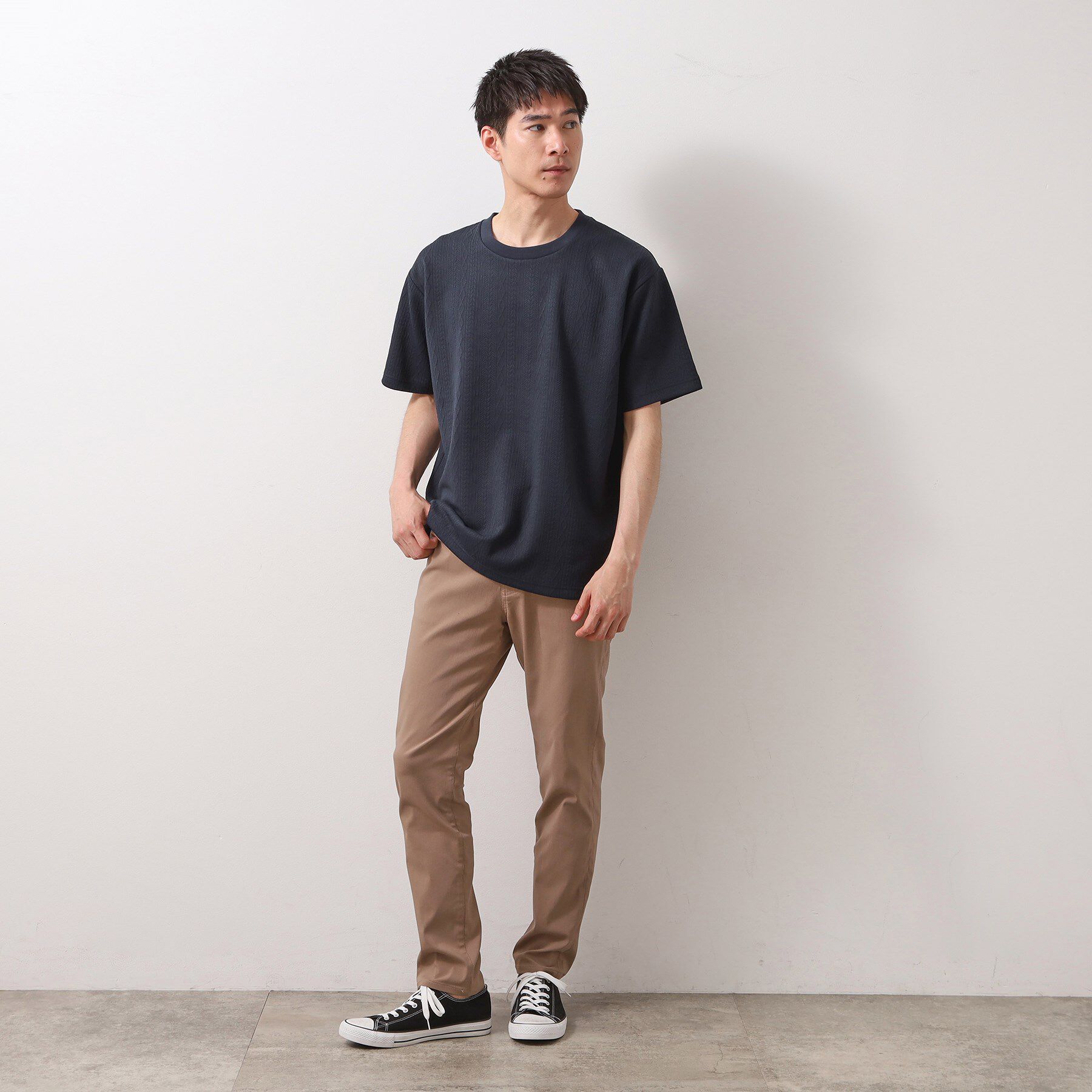 THE SHOP TK「ライトフクレジャカード半袖Tシャツ 洗濯機OK」|Tシャツ・カットソー|