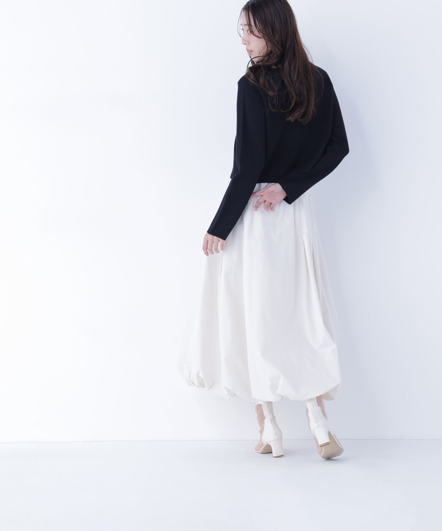  「タックバルーンスカート」|スカート|