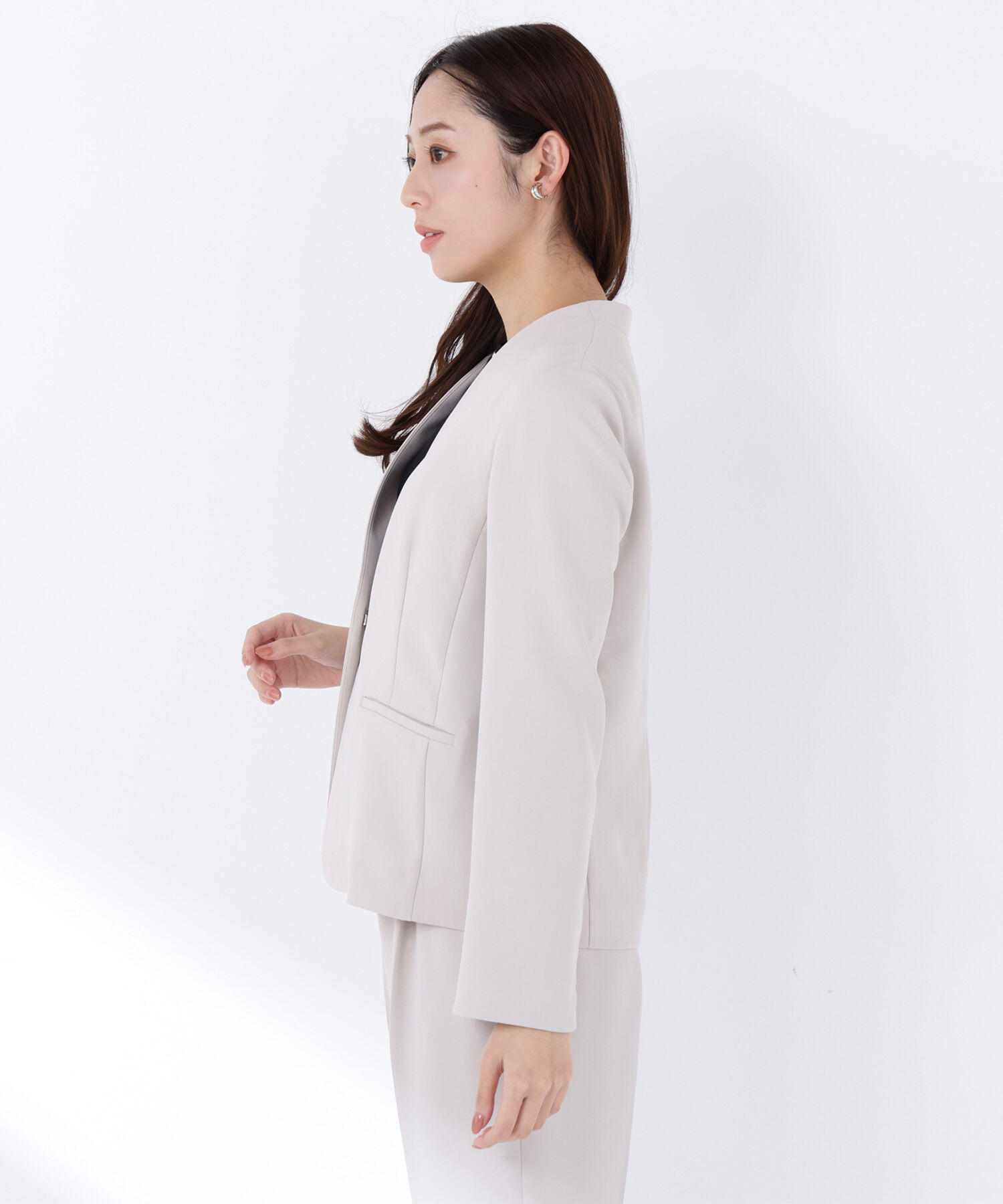  「ドビーツイル SETUP ノーカラージャケット」|その他|