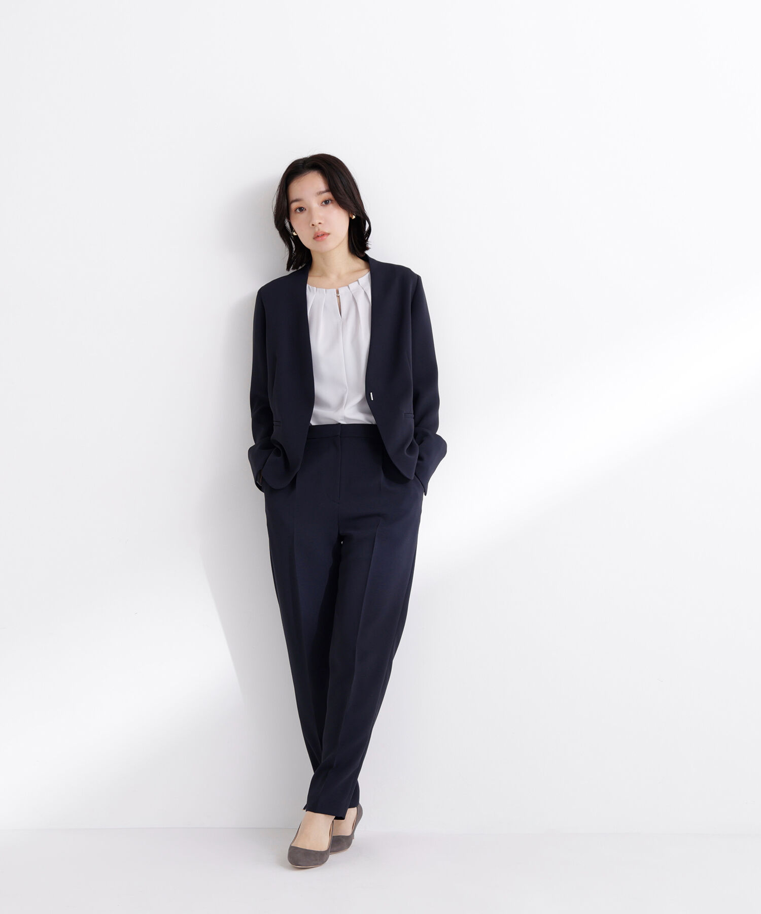  「ドビーツイル SETUP ノーカラージャケット」|その他|