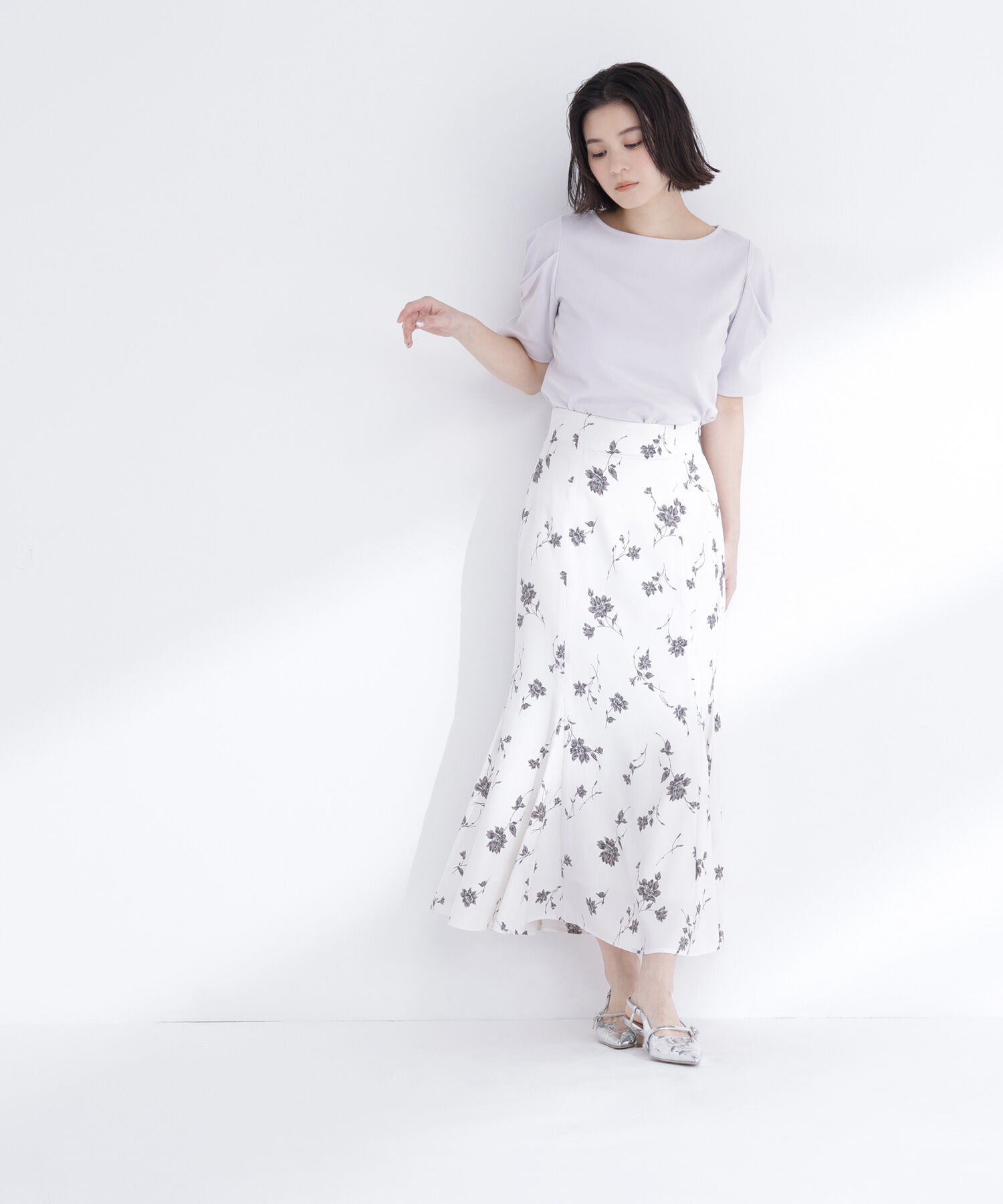  「ベーシックTシャツ フォルムスリーブ」|Tシャツ・カットソー|