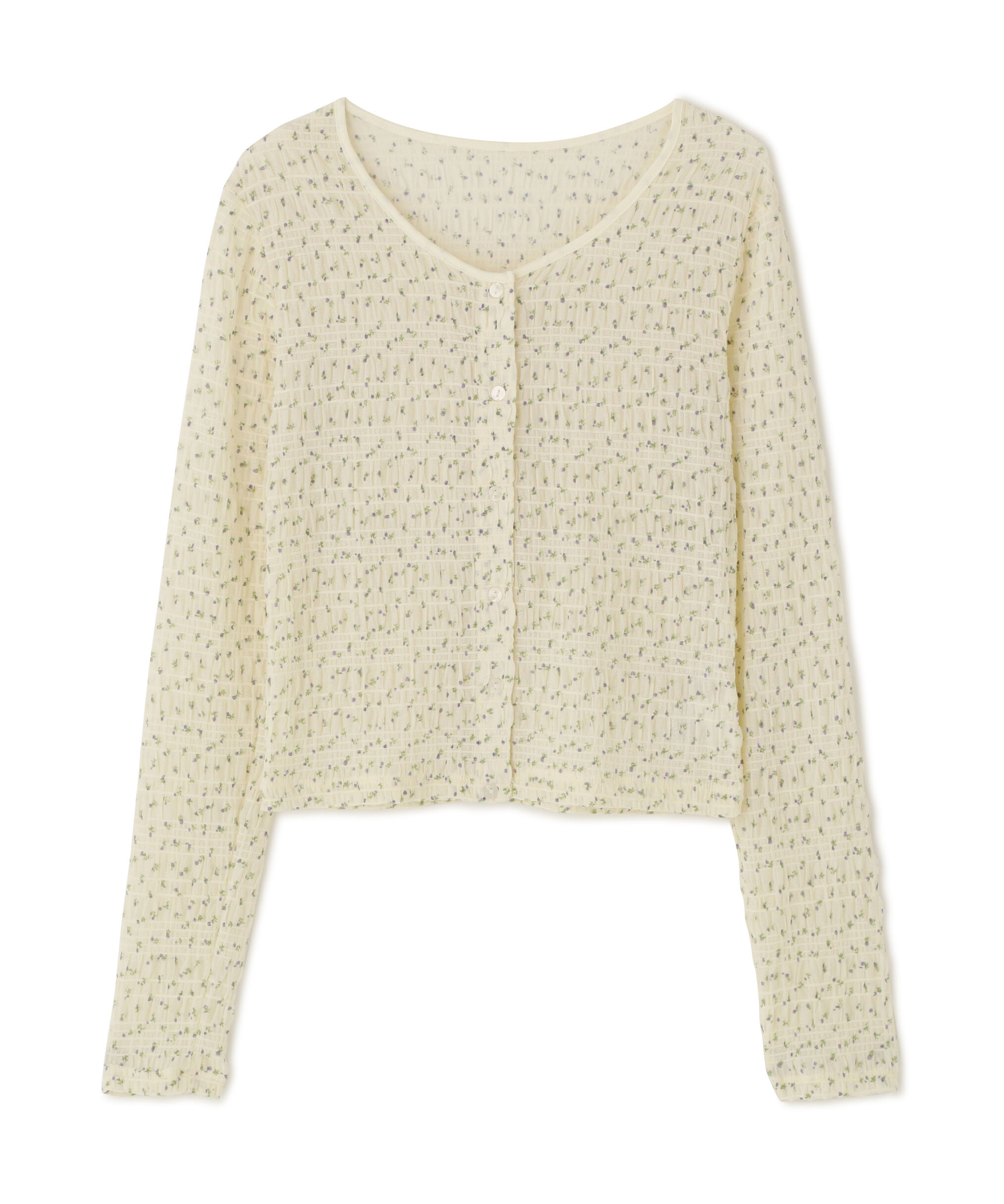  「フラワープリントシャーリングカットソー」|Tシャツ・カットソー|