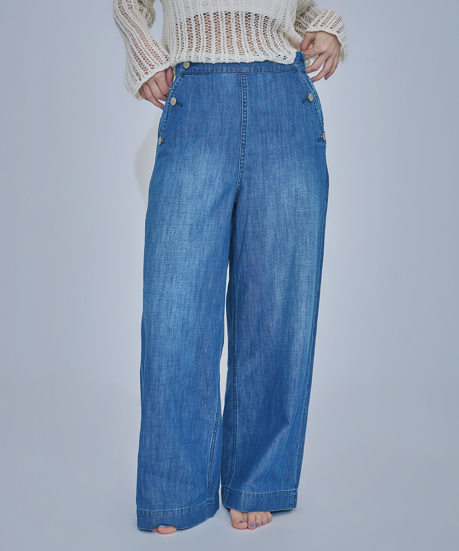  「〈N.〉デニムマリンパンツ」|その他|ネイビー