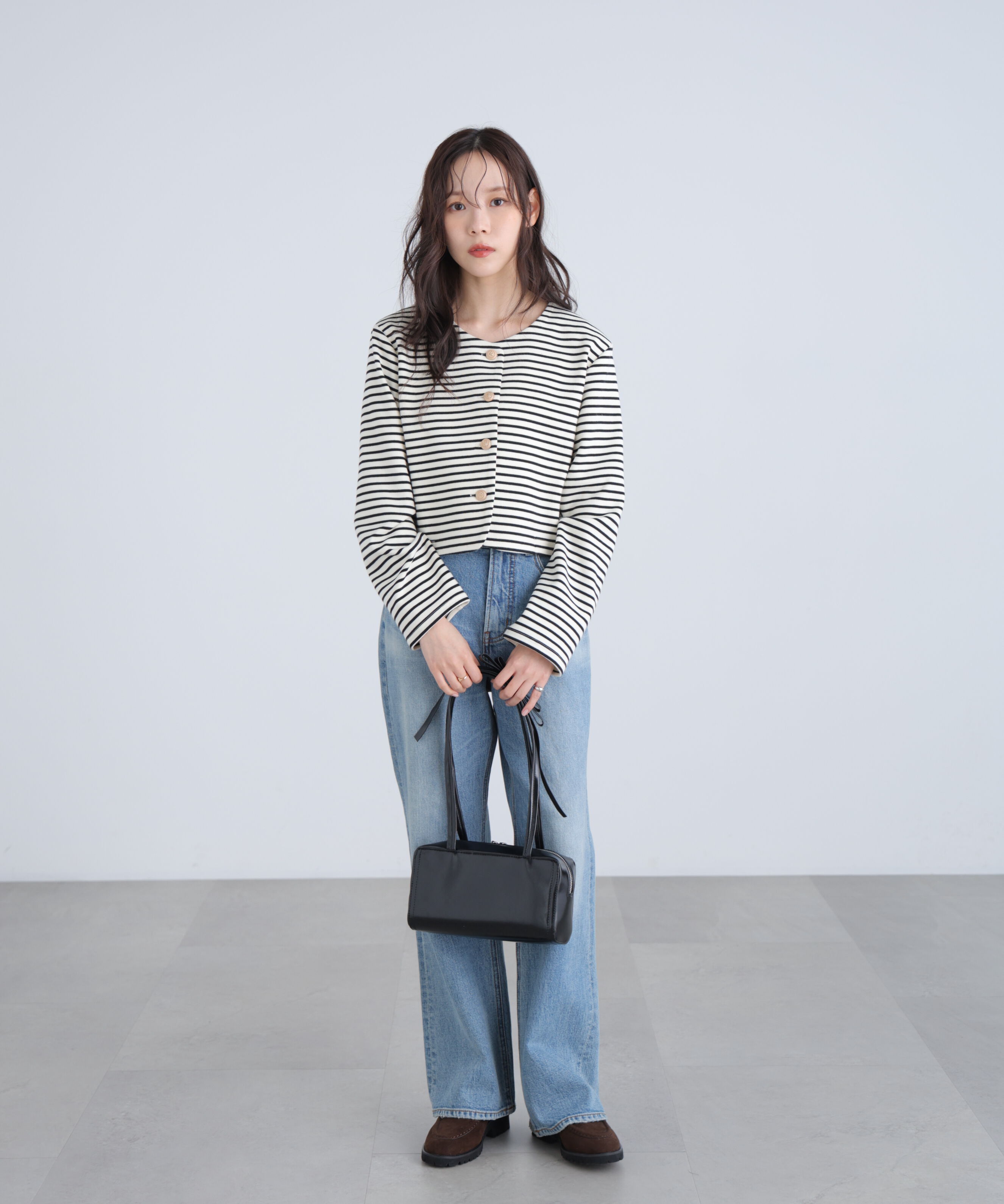  「金ボタンノーカラージャケット」|ブルゾン・スタジャン|