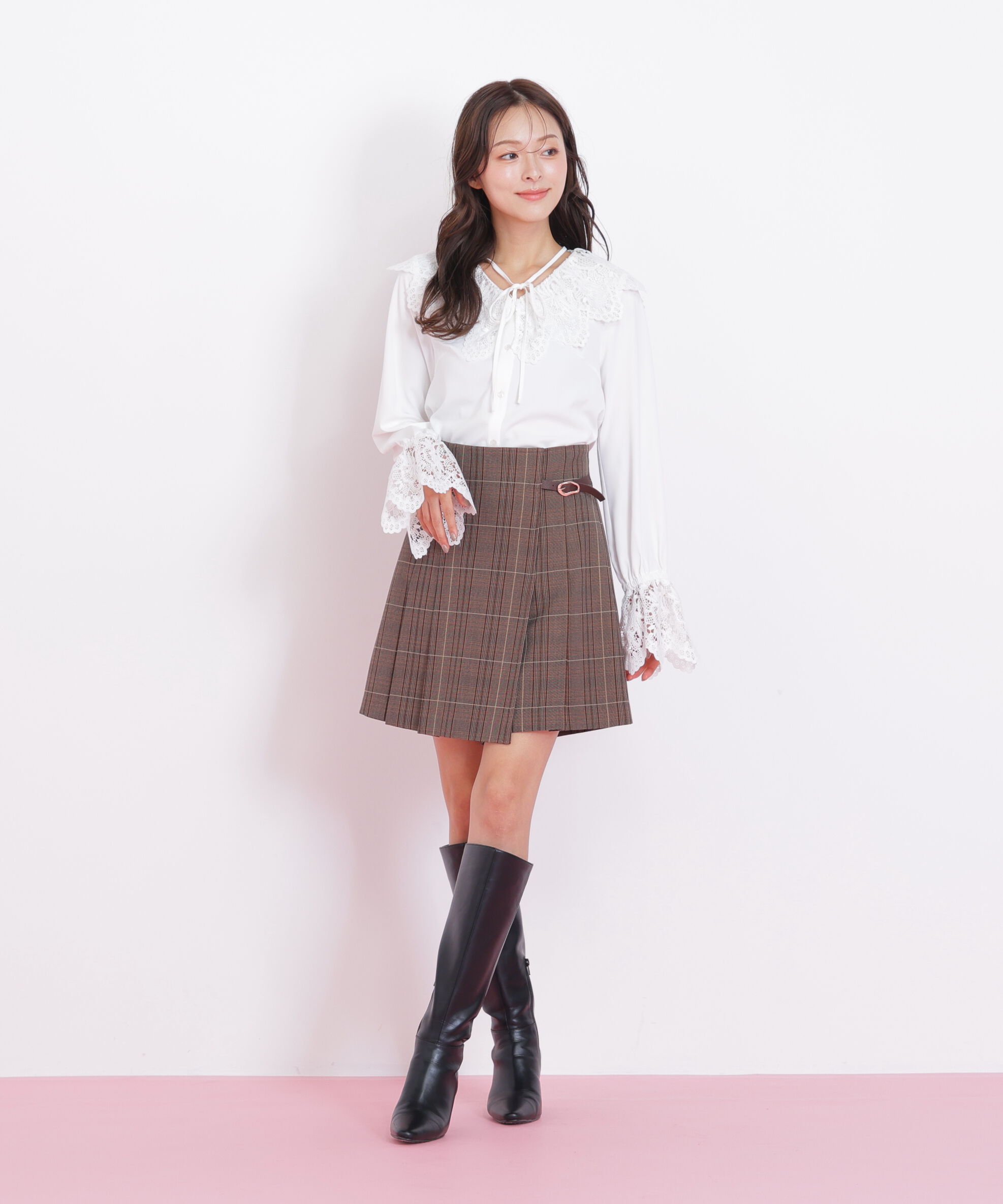  「レース衿ブラウス」|シャツ・ブラウス|