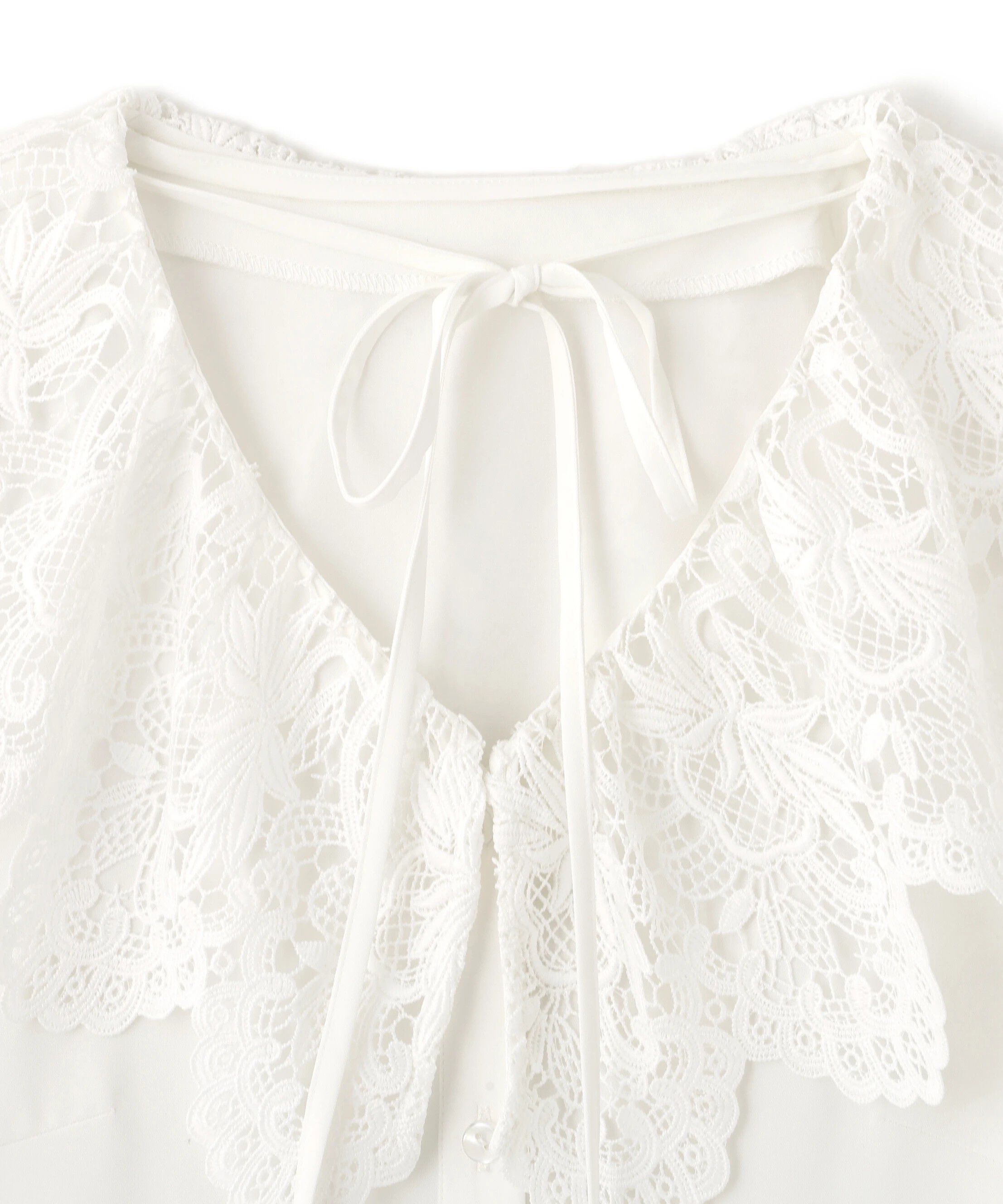  「レース衿ブラウス」|シャツ・ブラウス|