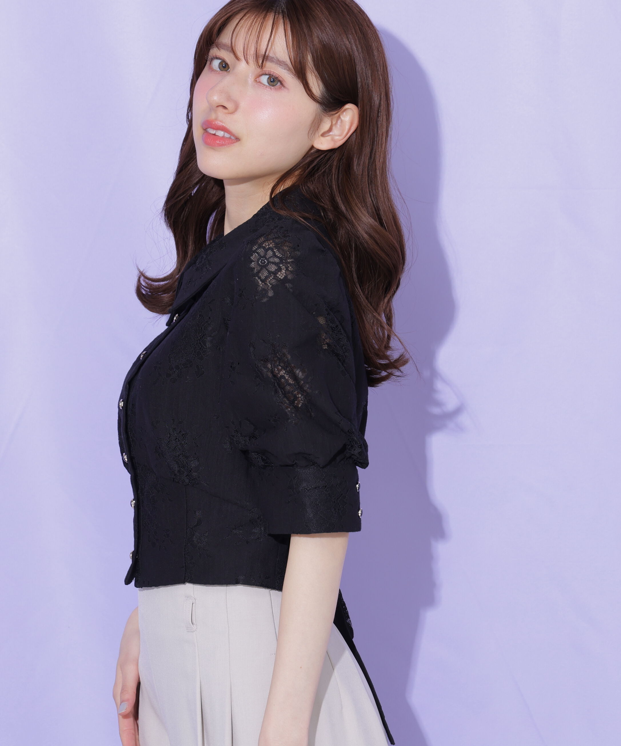  「ウエストビスチェデザインブラウス」|シャツ・ブラウス|