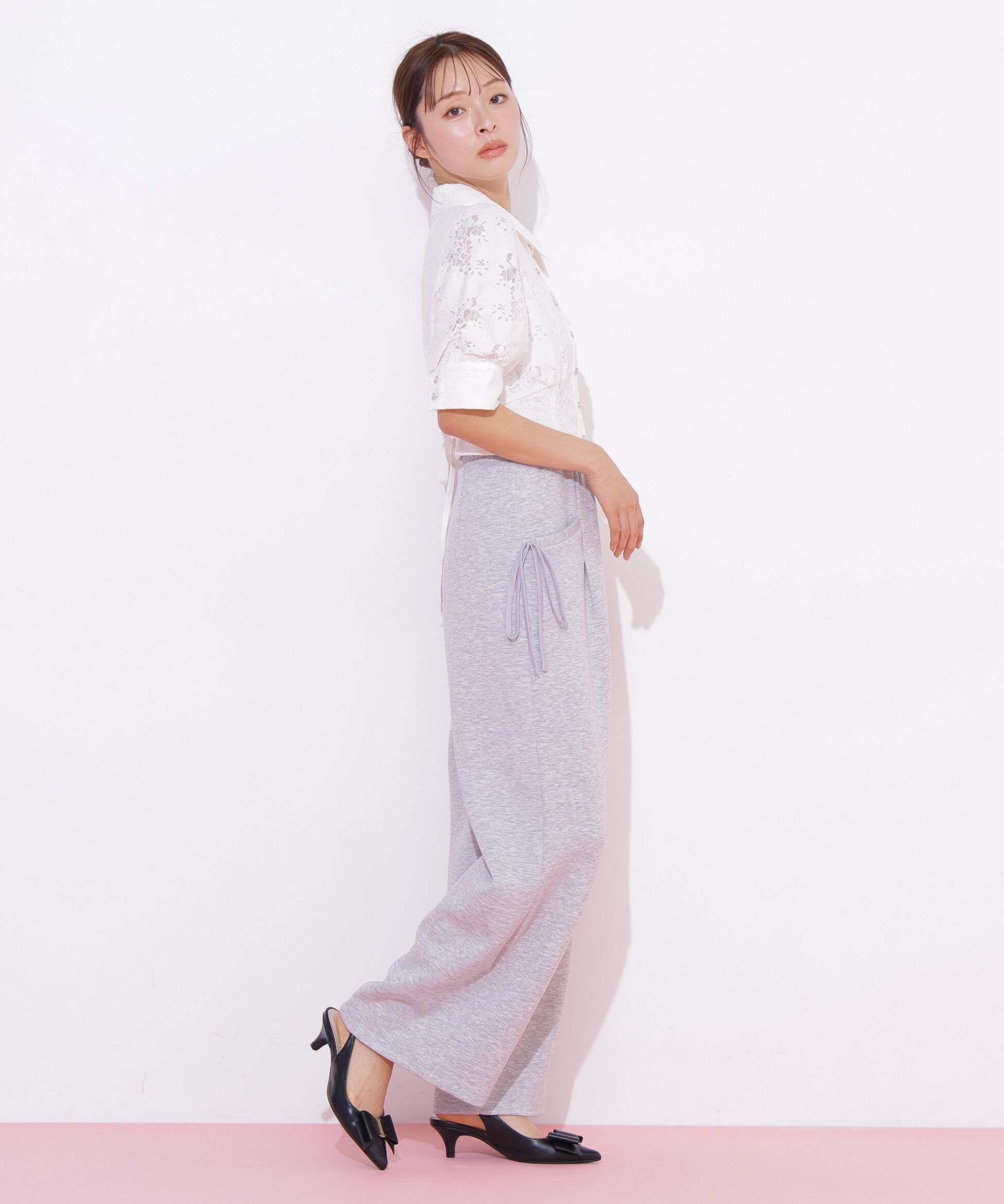  「ウエストビスチェデザインブラウス」|シャツ・ブラウス|