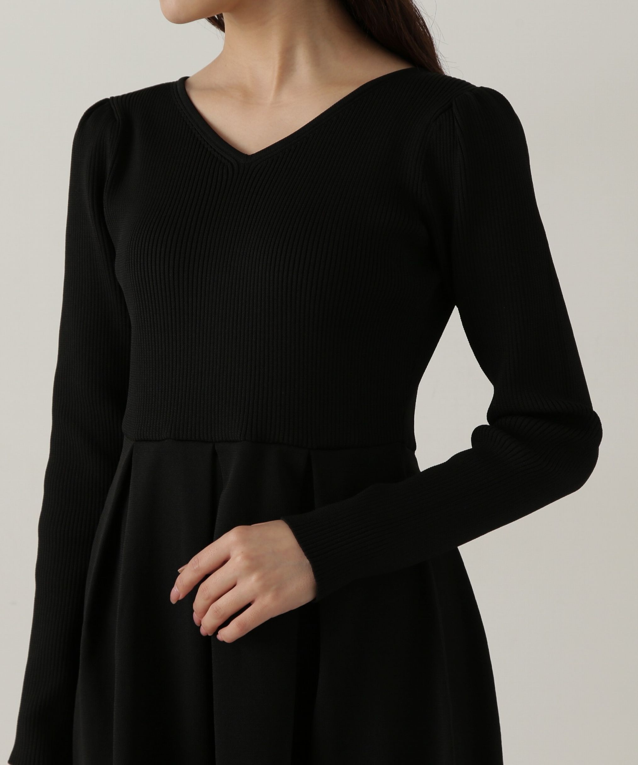 PROPORTION BODY DRESSING「バックリボンニットワンピース」|ワンピース|