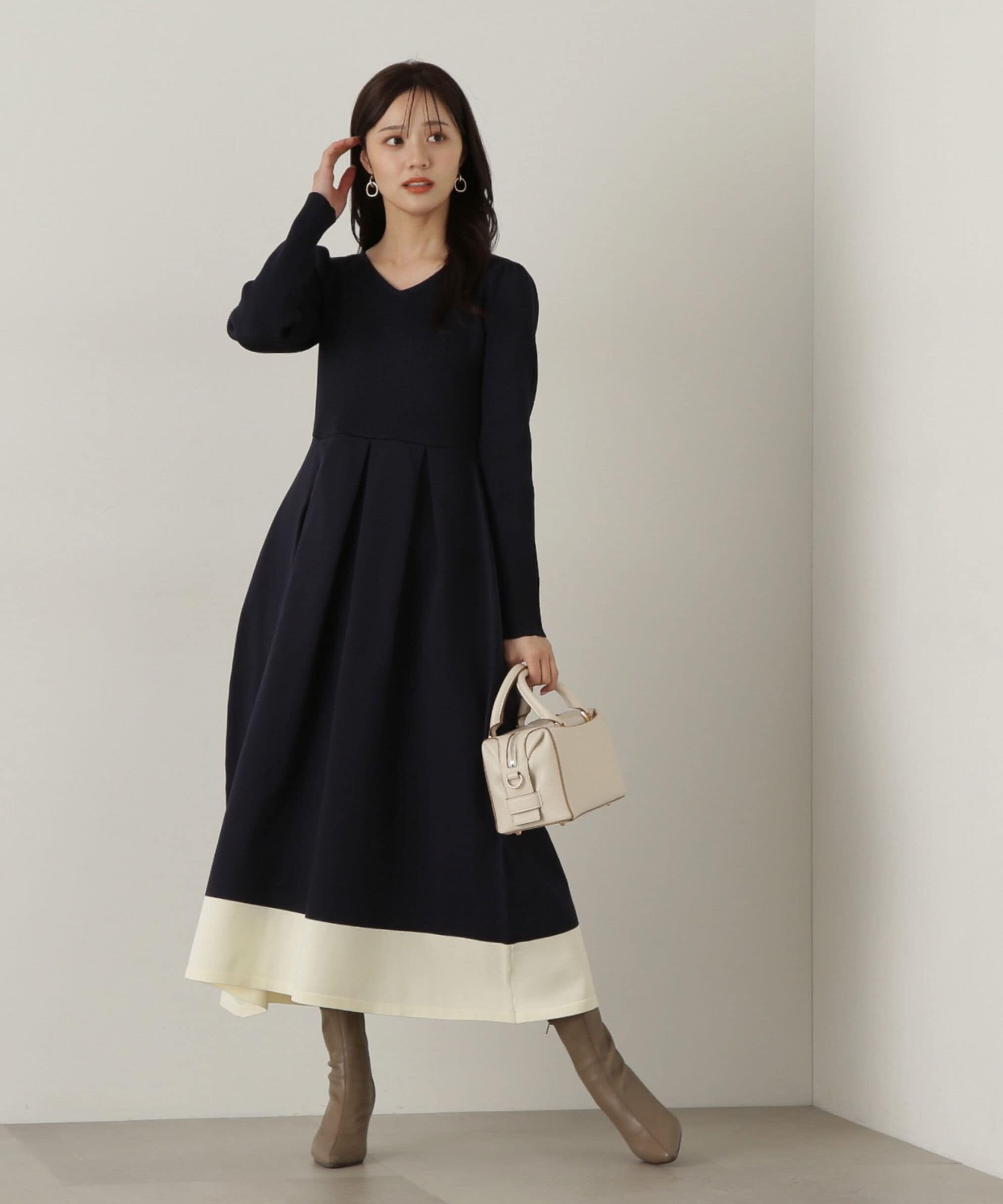 PROPORTION BODY DRESSING「バックリボンニットワンピース」|ワンピース|