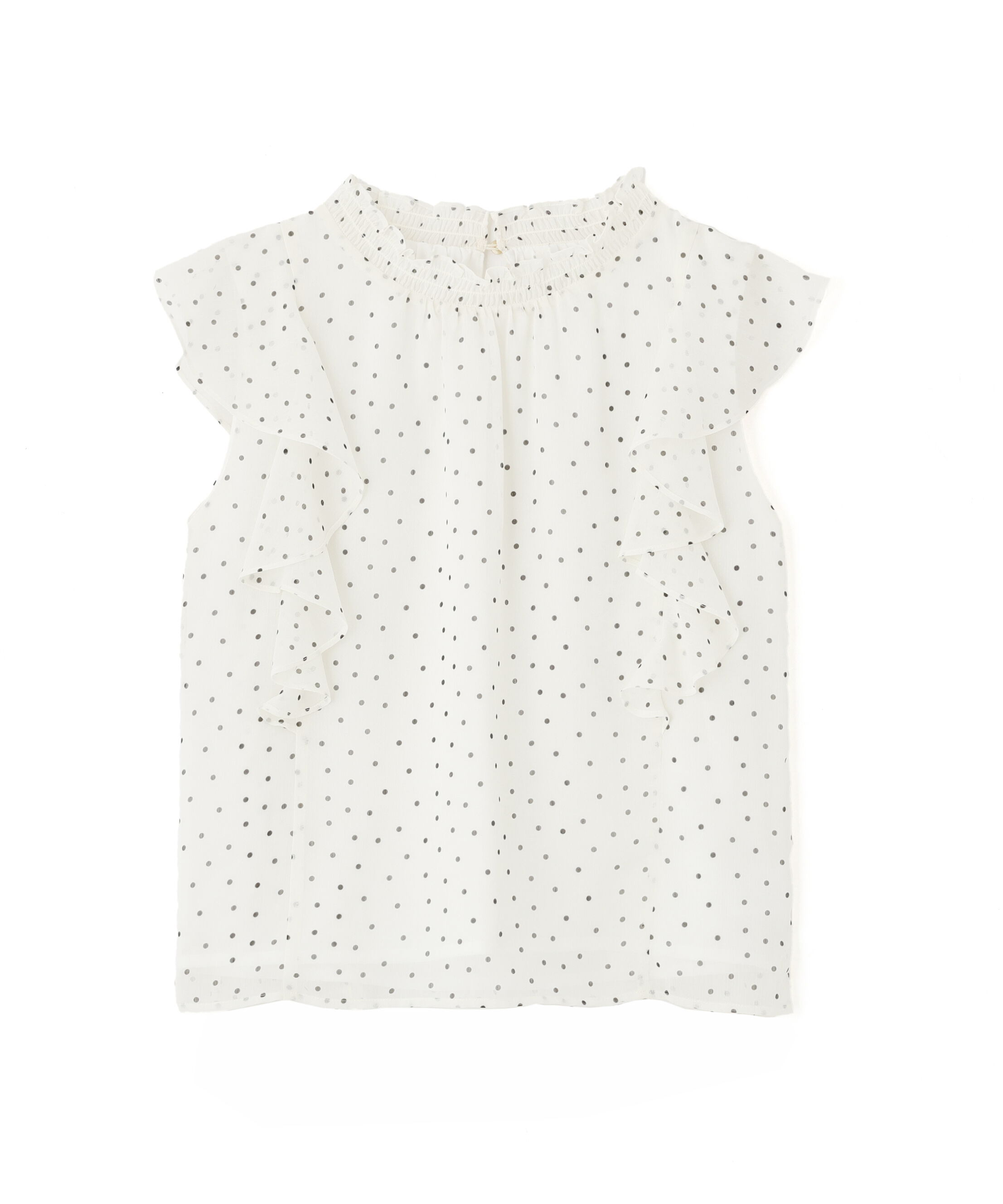 PROPORTION BODY DRESSING「ドット柄半袖ブラウス」|シャツ・ブラウス|