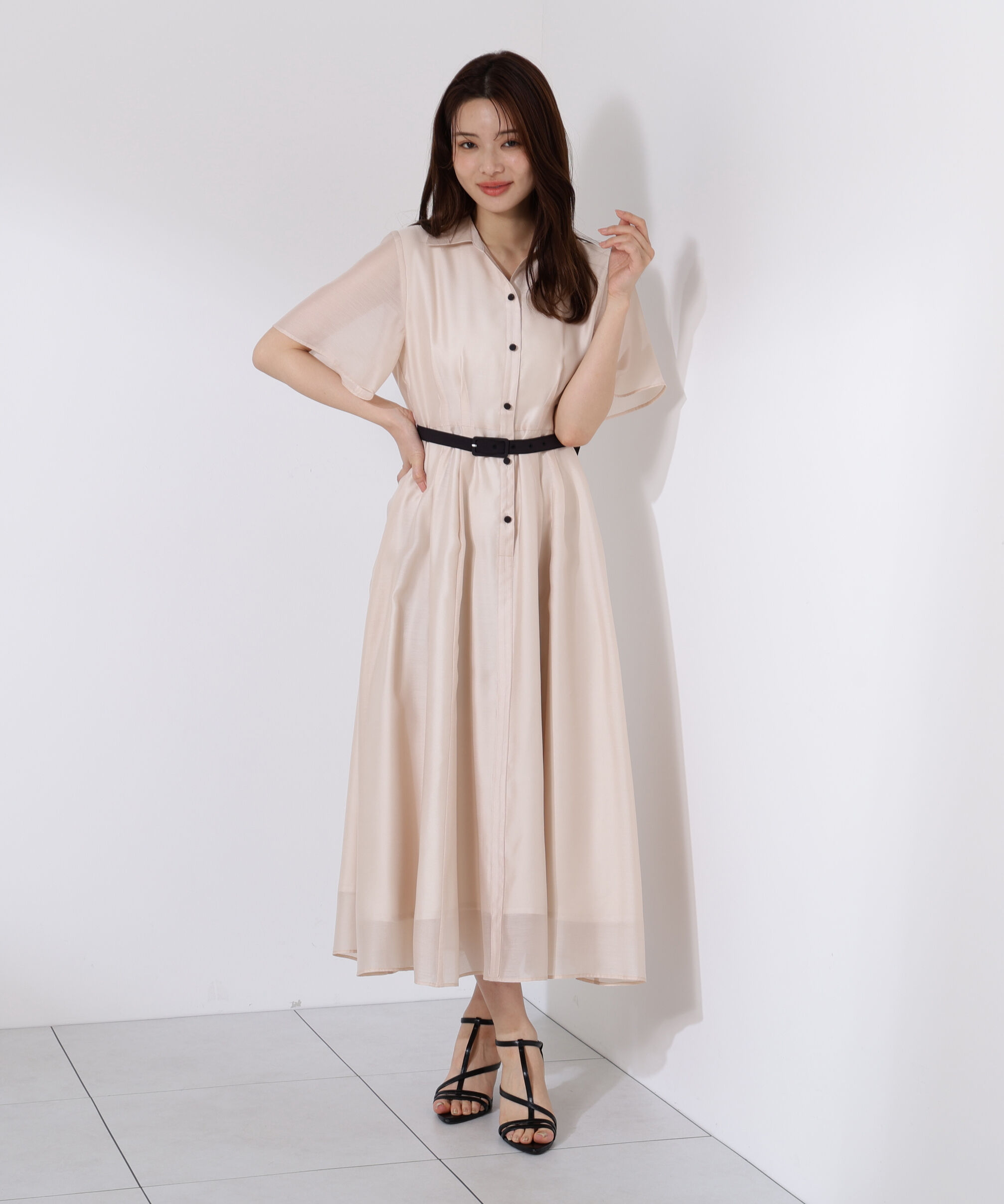 PROPORTION BODY DRESSING「配色シャツワンピース」|ワンピース|