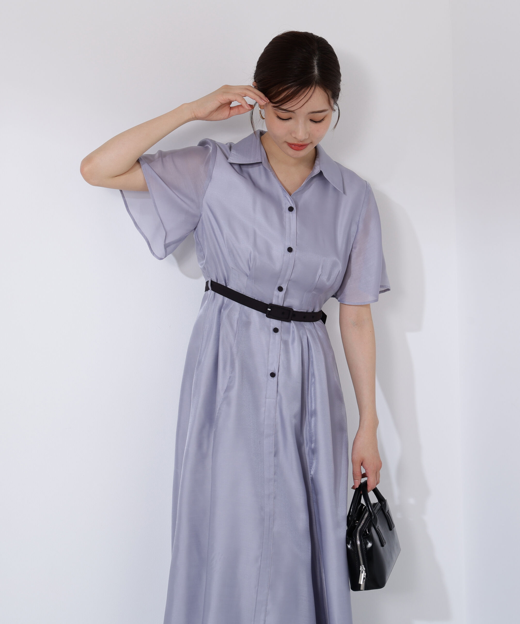 PROPORTION BODY DRESSING「配色シャツワンピース」|ワンピース|