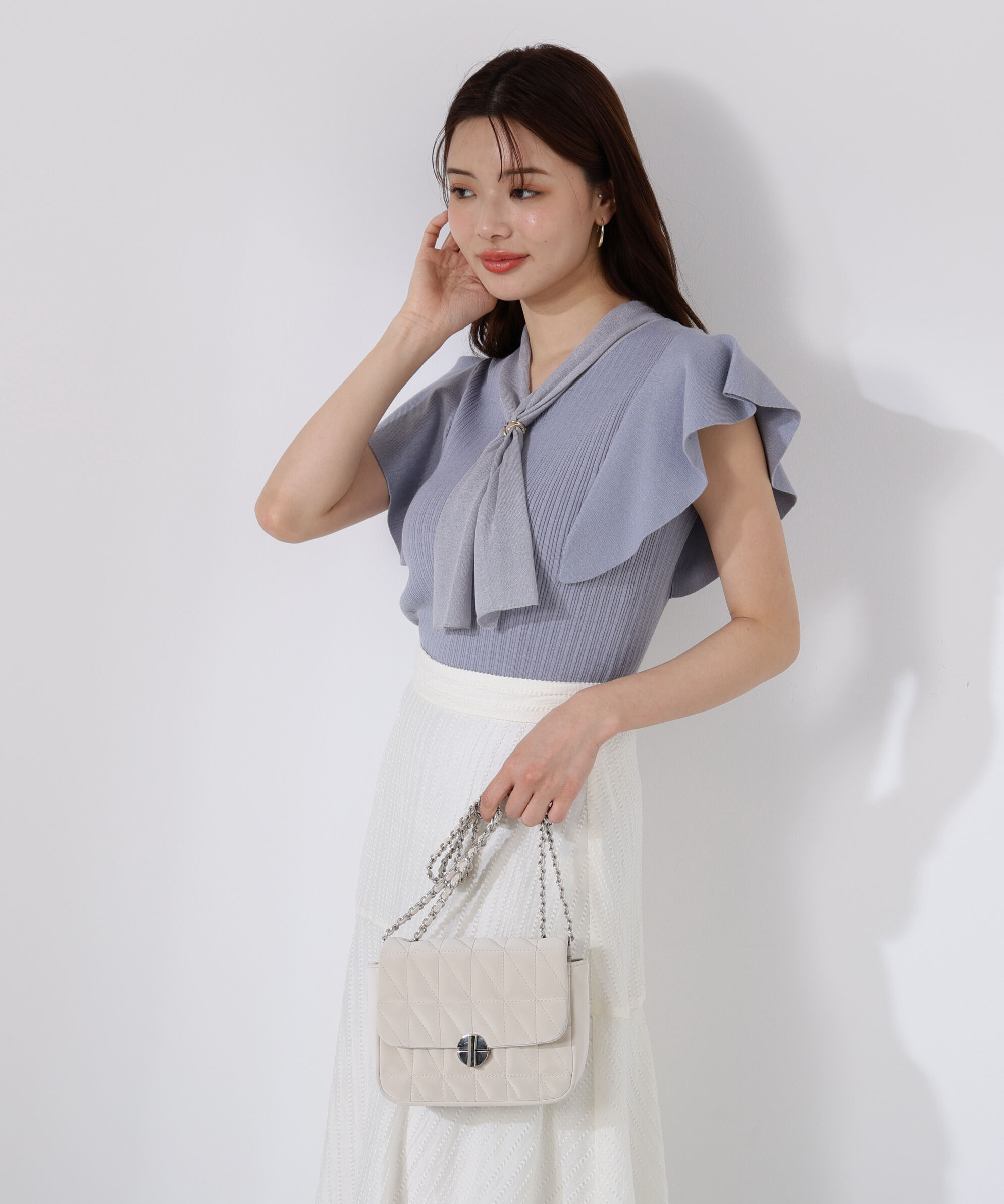 PROPORTION BODY DRESSING「2wayタイ付きニット」|ニット・セーター|