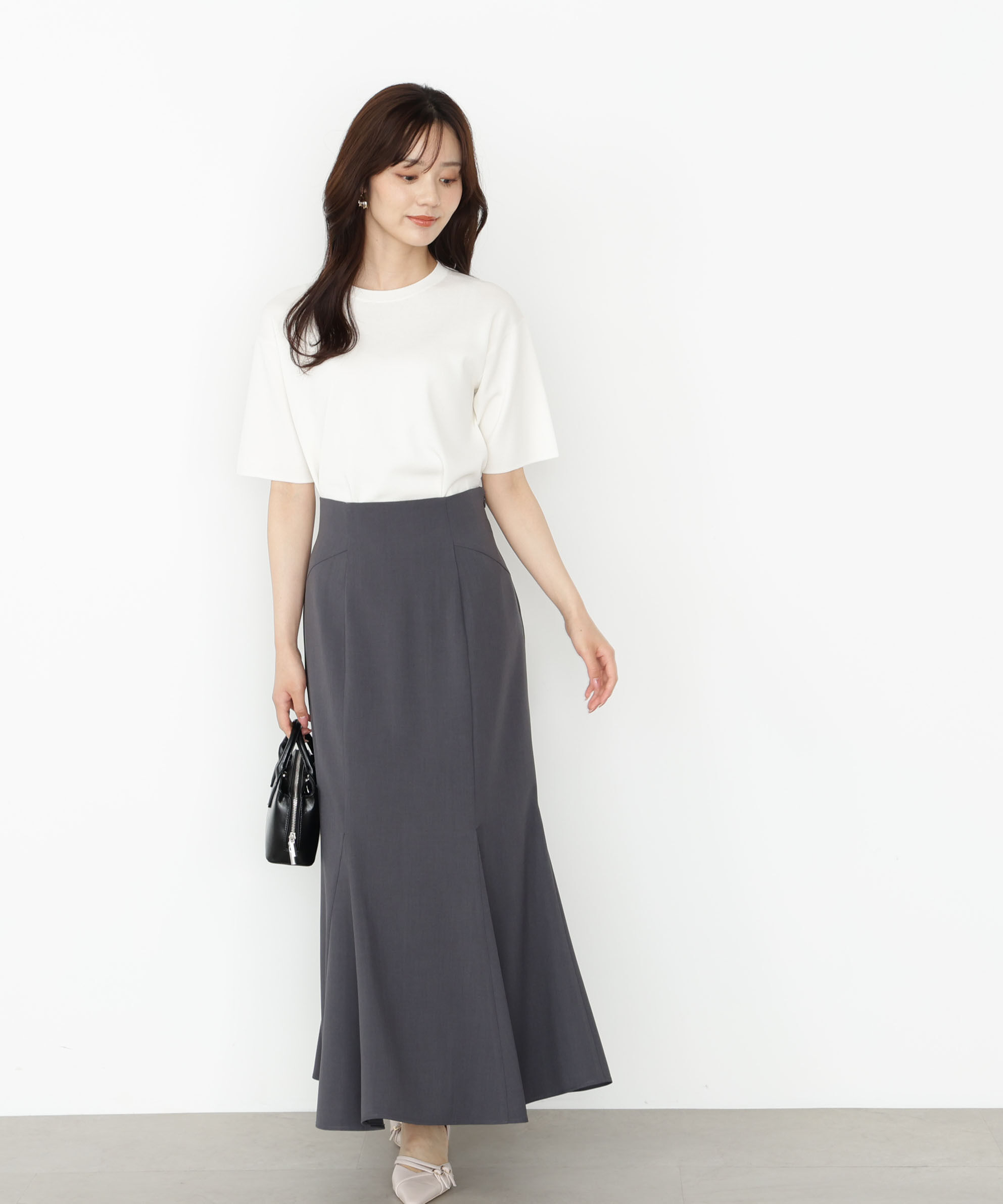 PROPORTION BODY DRESSING「バックレースアップマーメイドスカート 25AW」|スカート|