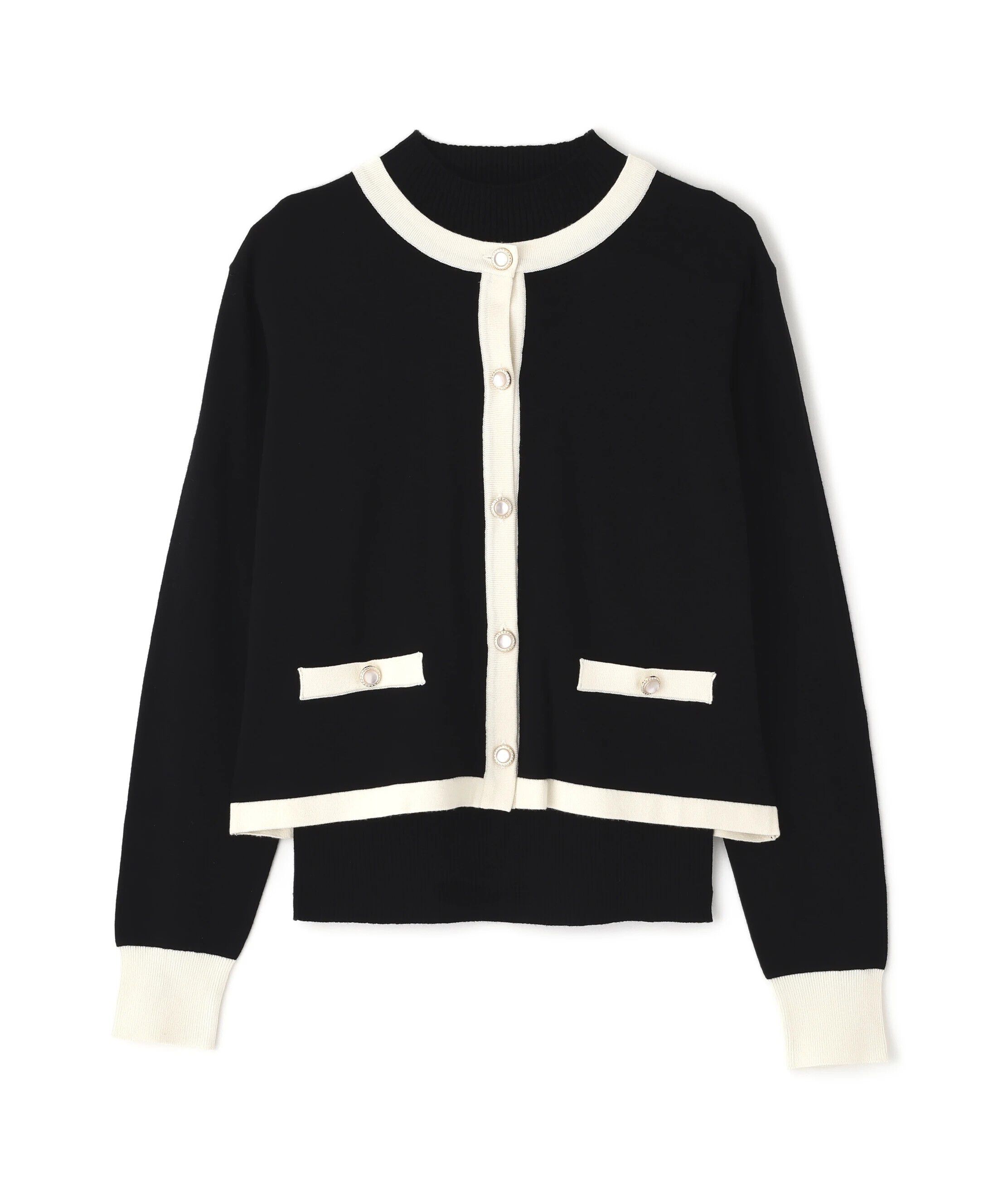 PROPORTION BODY DRESSING「＜ハンドウォッシャブル＞ニュアンス釦ニットアンサンブル 25AW」|ニット・セーター|