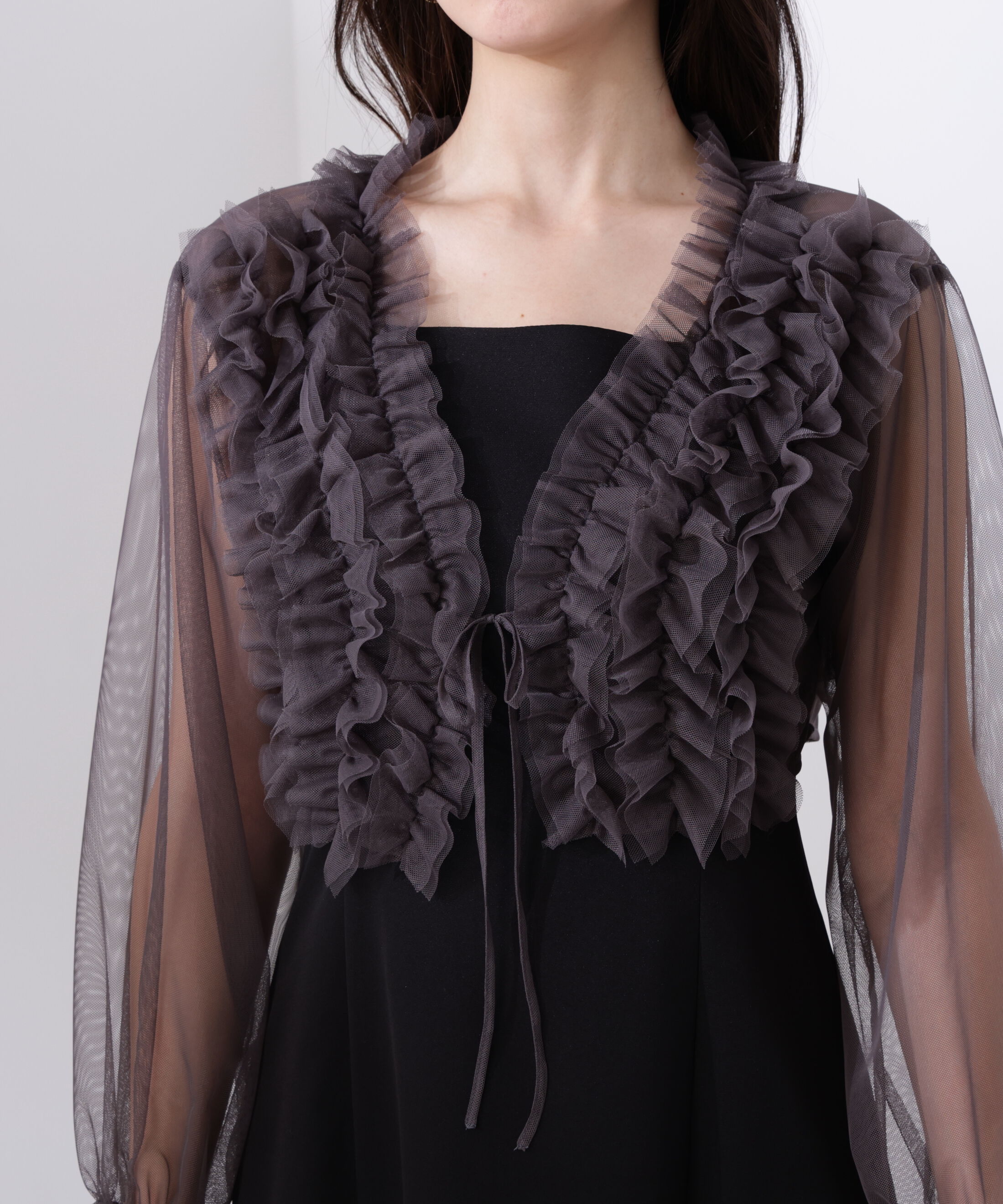 PROPORTION BODY DRESSING「＜L＞ラッフルボレロセットアップ　26SS」|ワンピース|