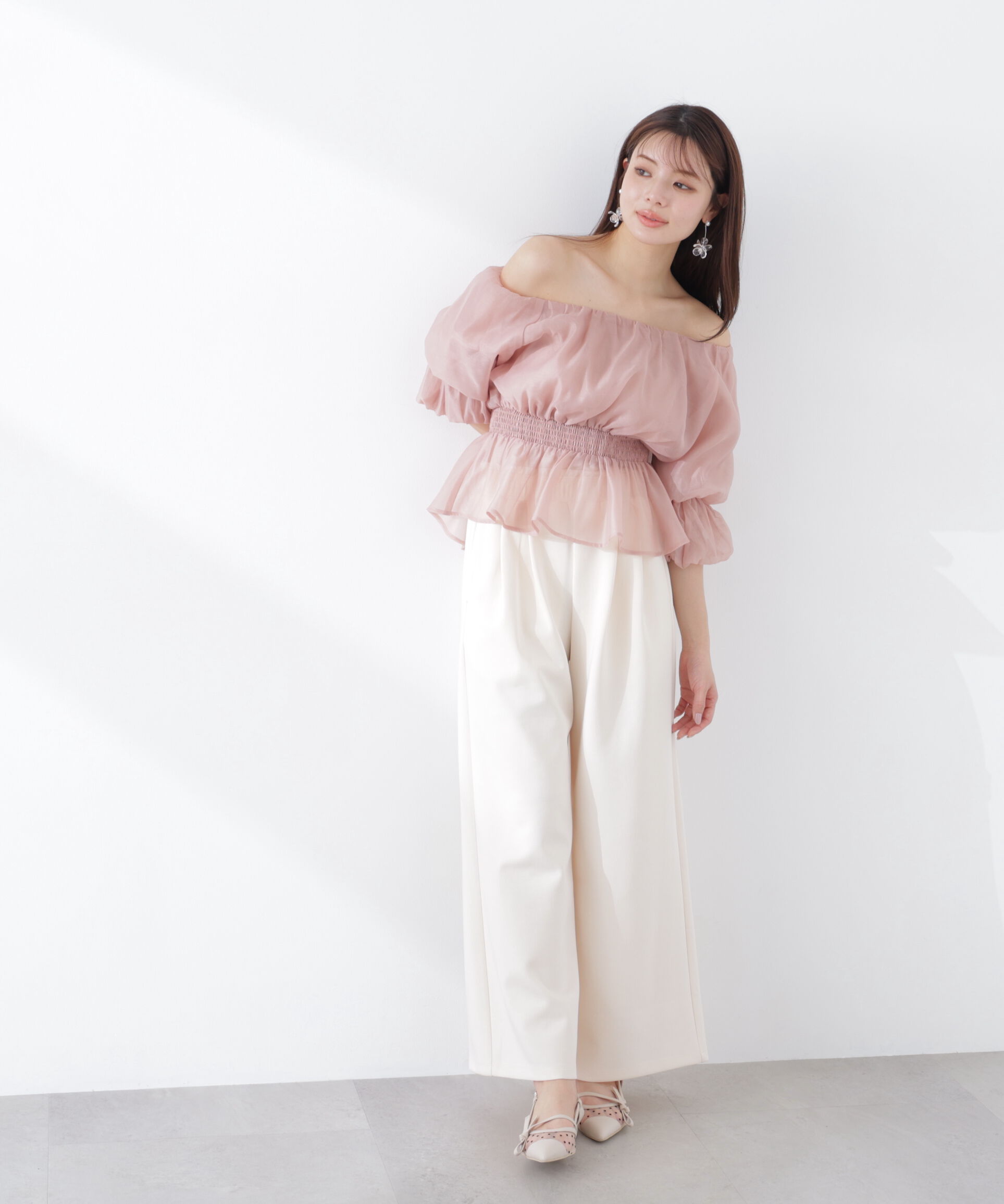 PROPORTION BODY DRESSING「〈a/mie〉カットイージーワイドパンツ　26SS」|その他|