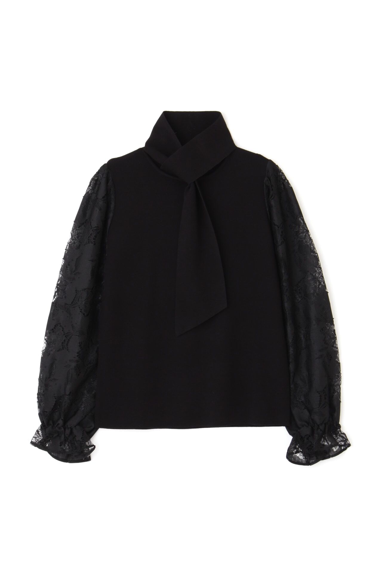  「◆レースコンビニットプルオーバー」|ニット・セーター|