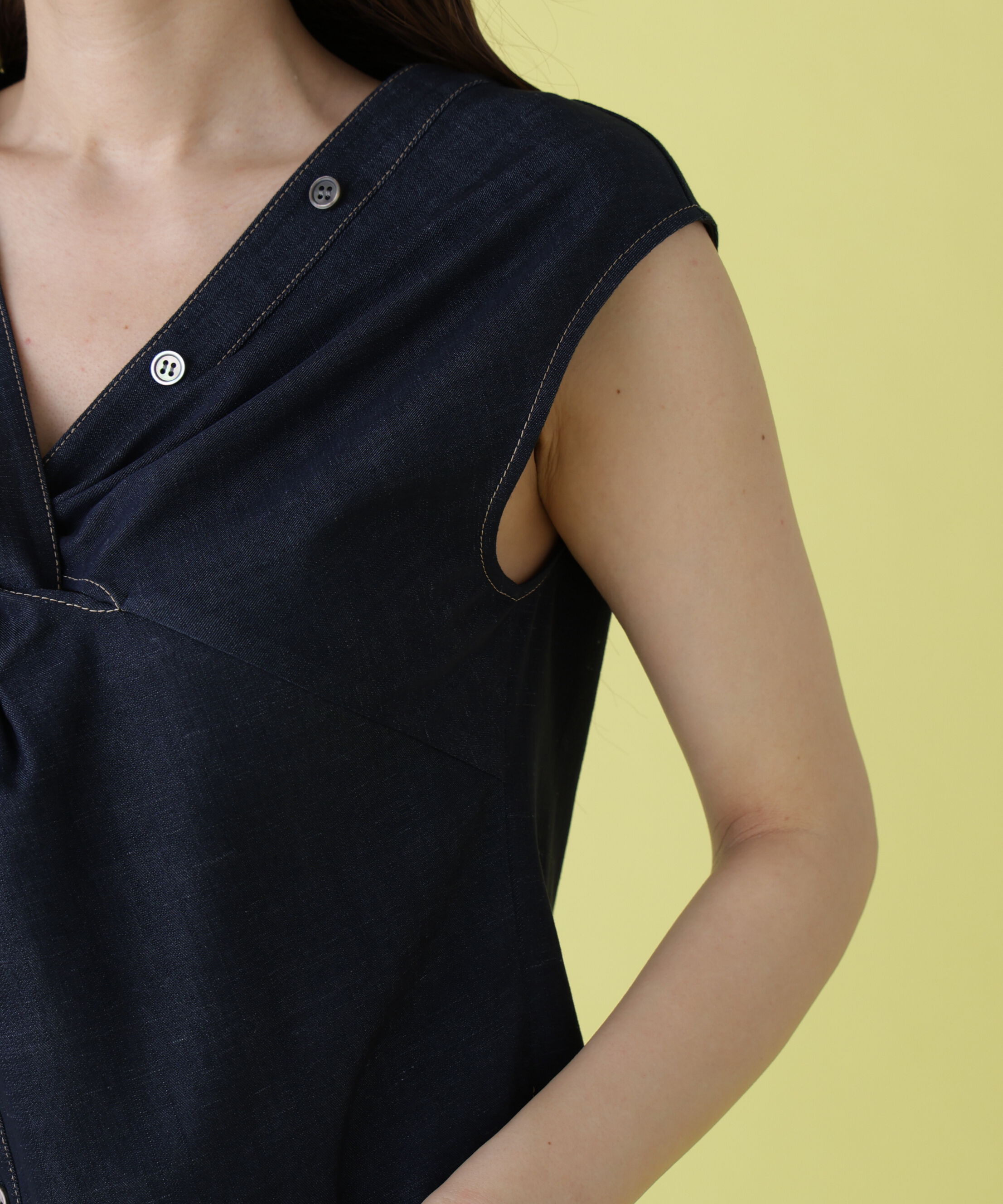  「フロントクロスブラウス」|シャツ・ブラウス|