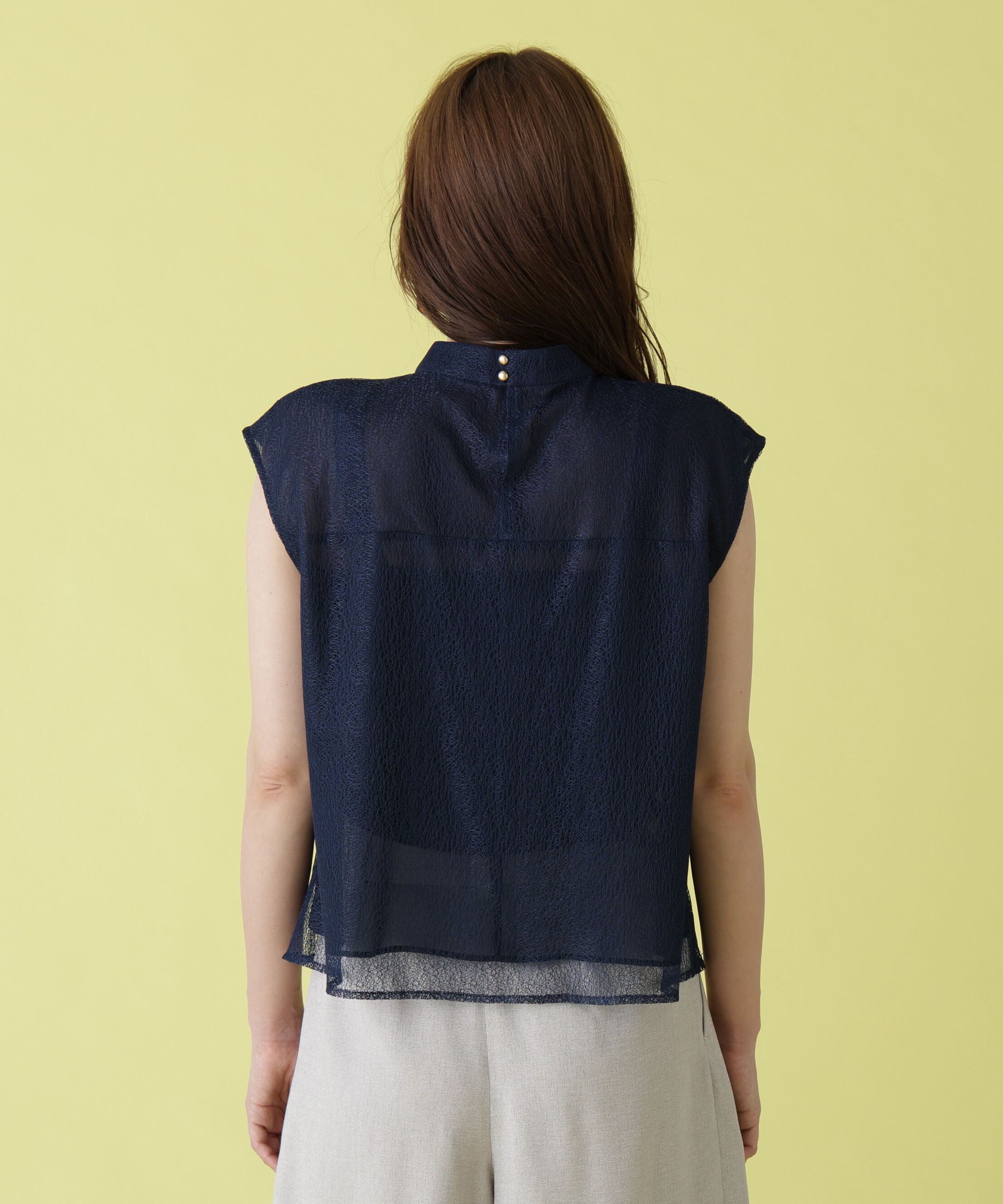  「レースプリーツブラウス」|シャツ・ブラウス|