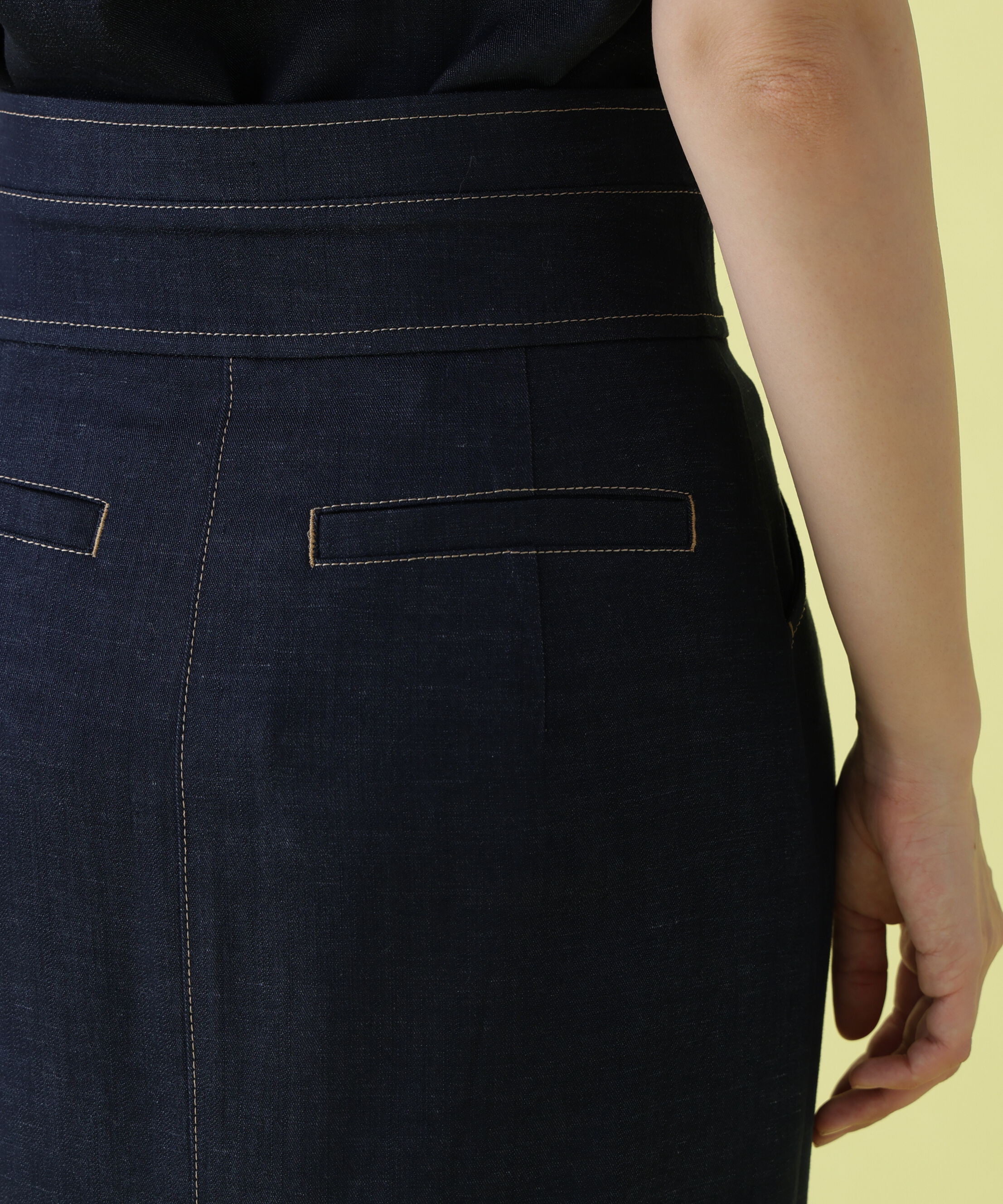  「ボタンアクセントスカート」|スカート|