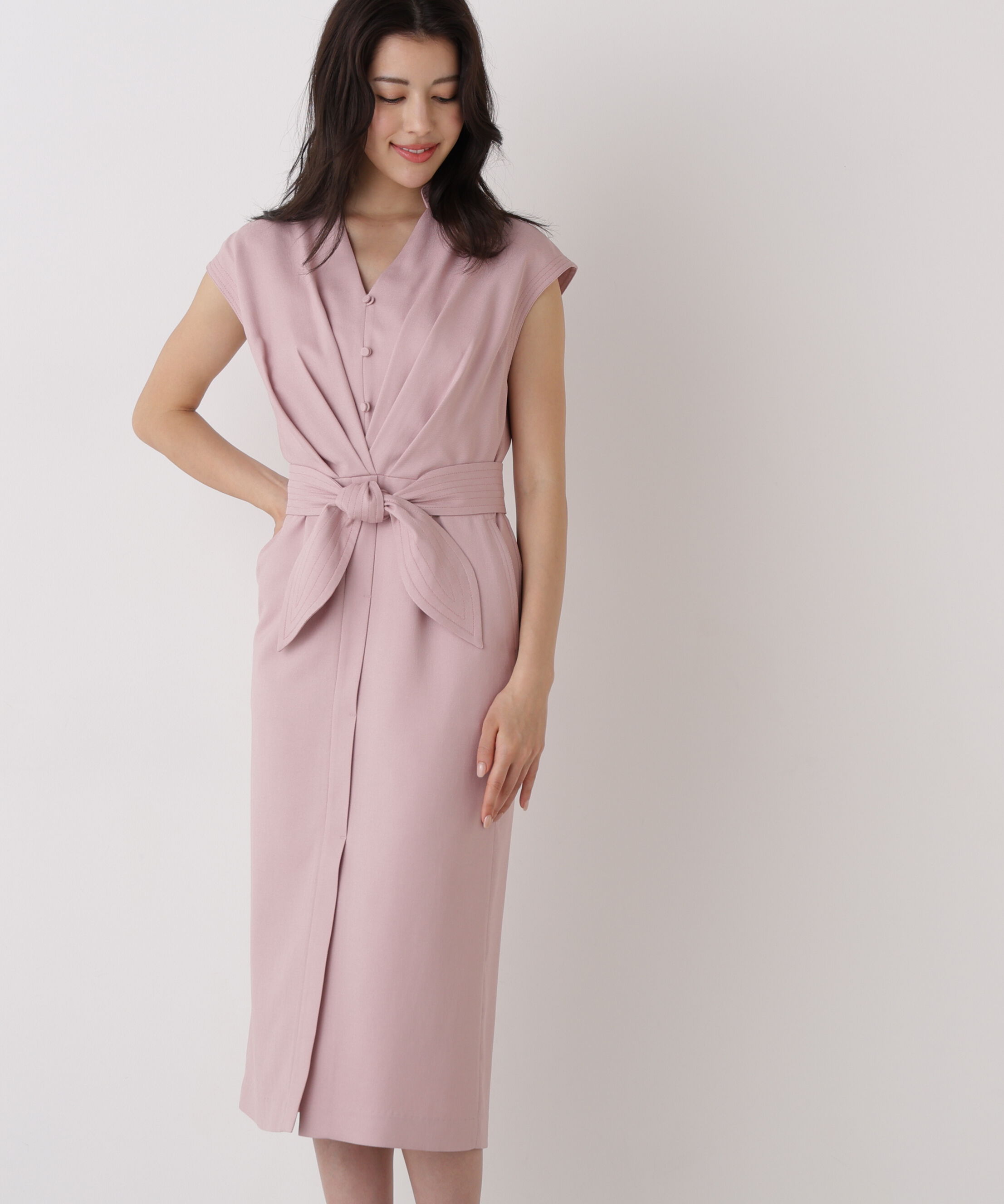  「ウエストタックワンピース」|ワンピース|