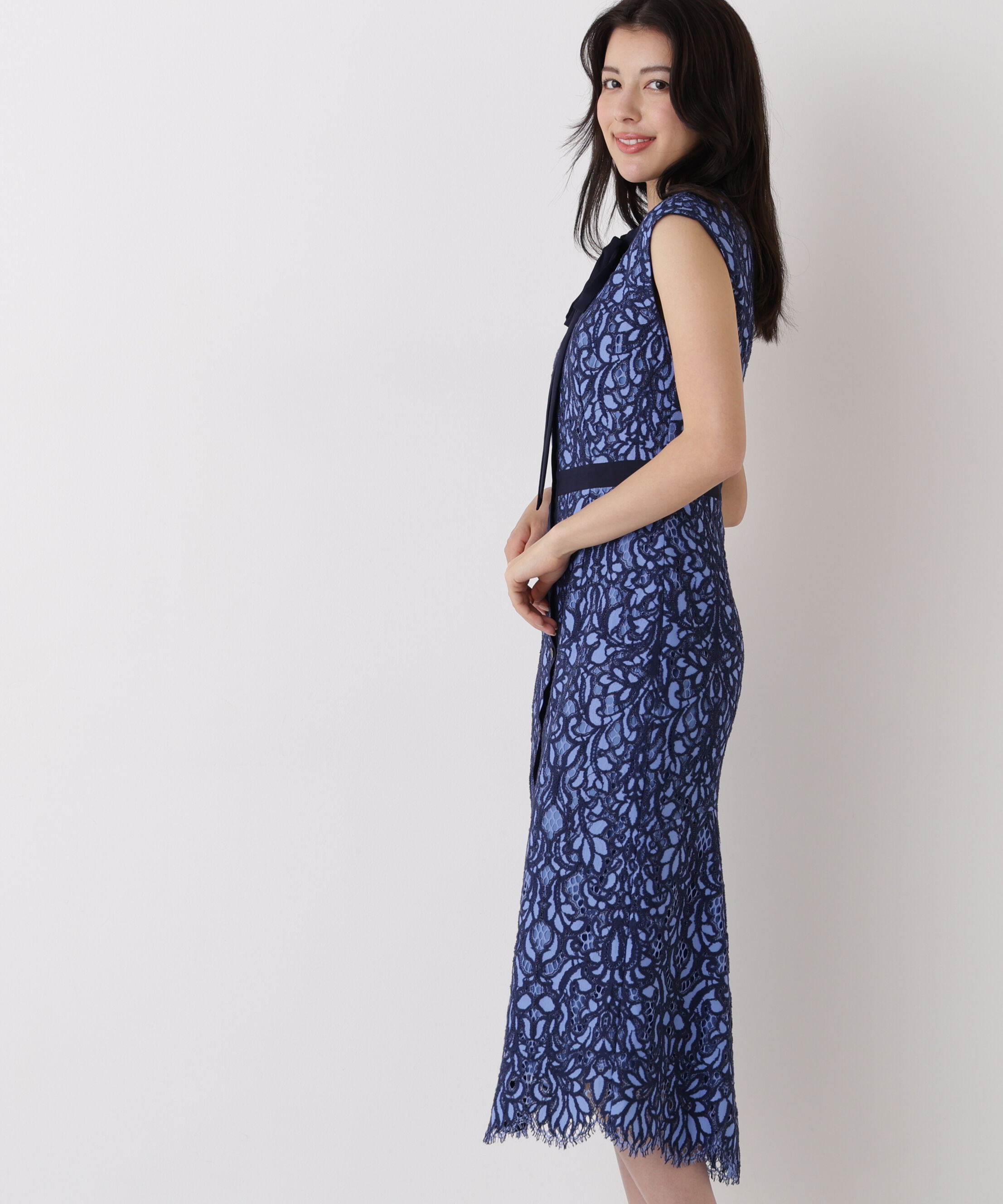  「バックマーメイドレースワンピース」|ワンピース|