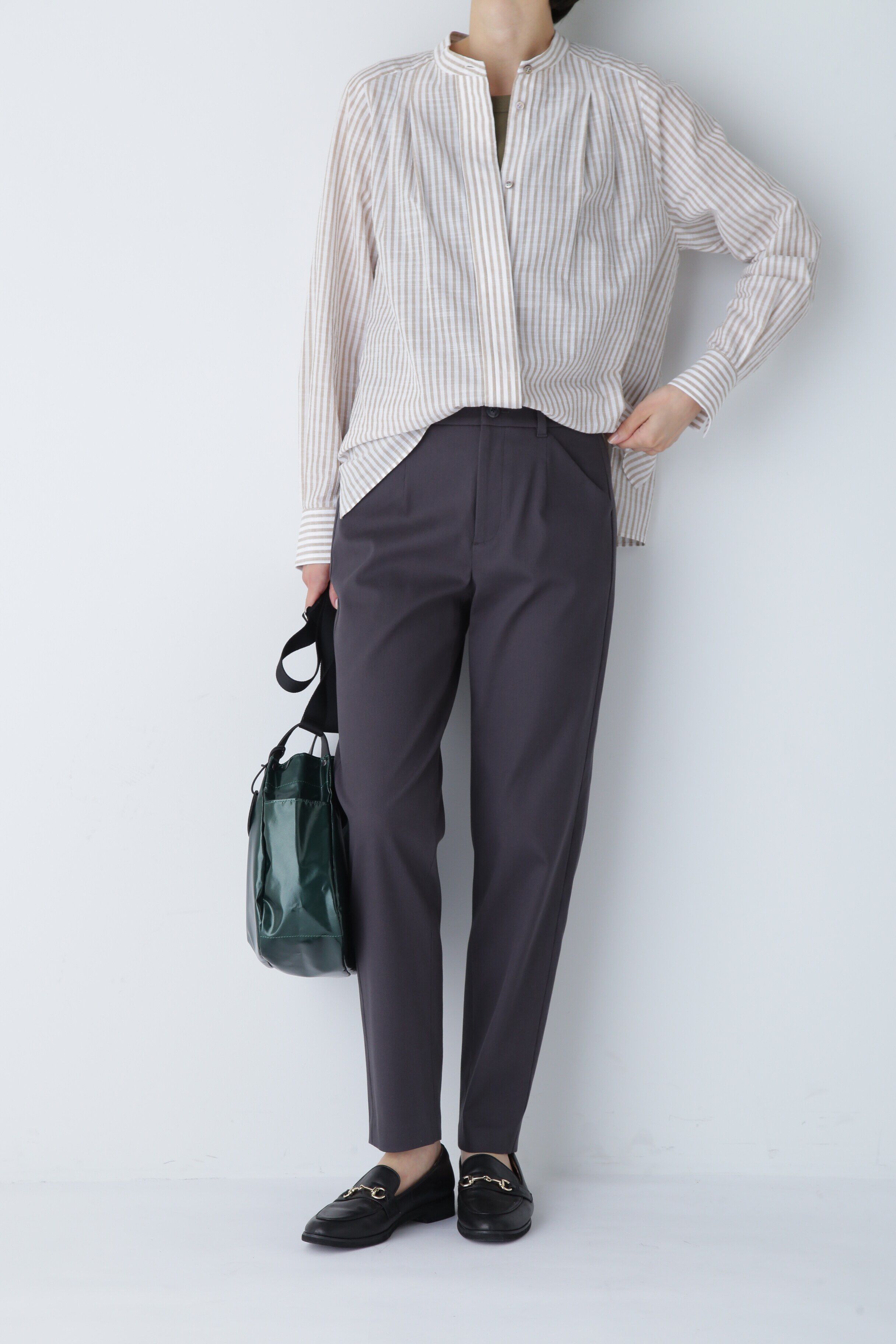  「◆ピケストレッチパンツ」|その他|チャコール1