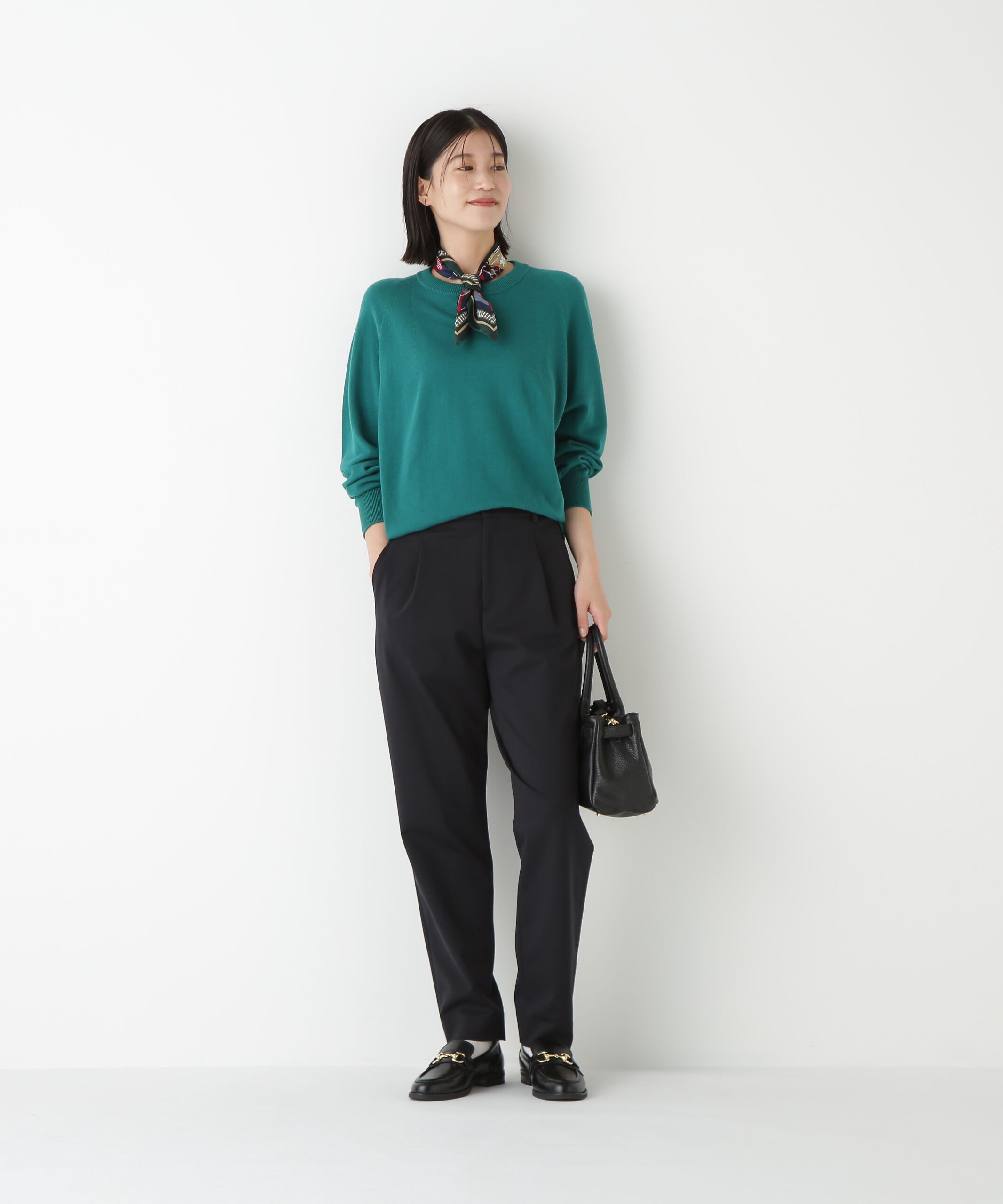  「◆ストレッチポンチワンタックテーパードパンツ」|その他|