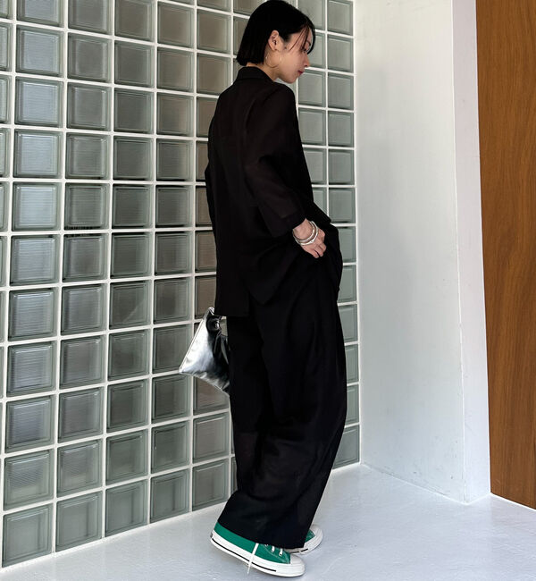 Doux archives「リネンライクシアージャケット」|テーラードジャケット|