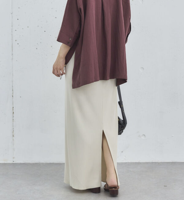 Doux archives「リブロングタイトスカート」|スカート|