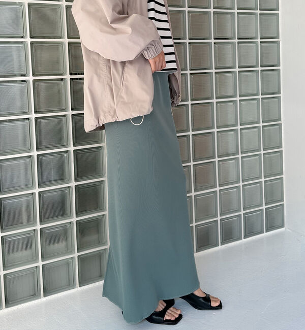 Doux archives「リブロングタイトスカート」|スカート|