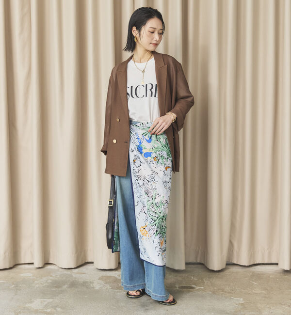 Doux archives「メッシュテーラードダブルジャケット」|テーラードジャケット|