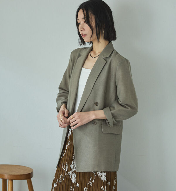 Doux archives「シアーテーラードジャケット」|テーラードジャケット|