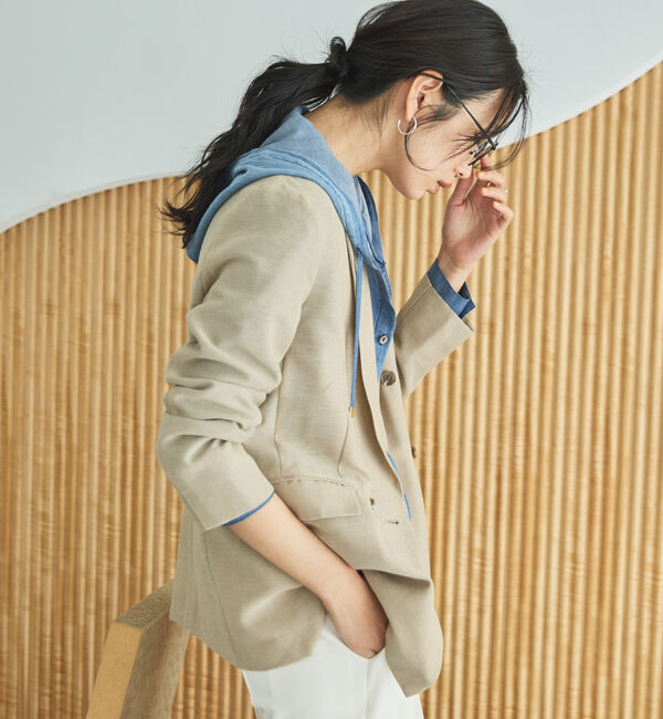 Doux archives「シアーテーラードジャケット」|テーラードジャケット|