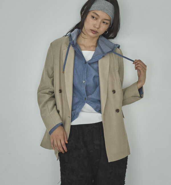 Doux archives「シアーテーラードジャケット」|テーラードジャケット|